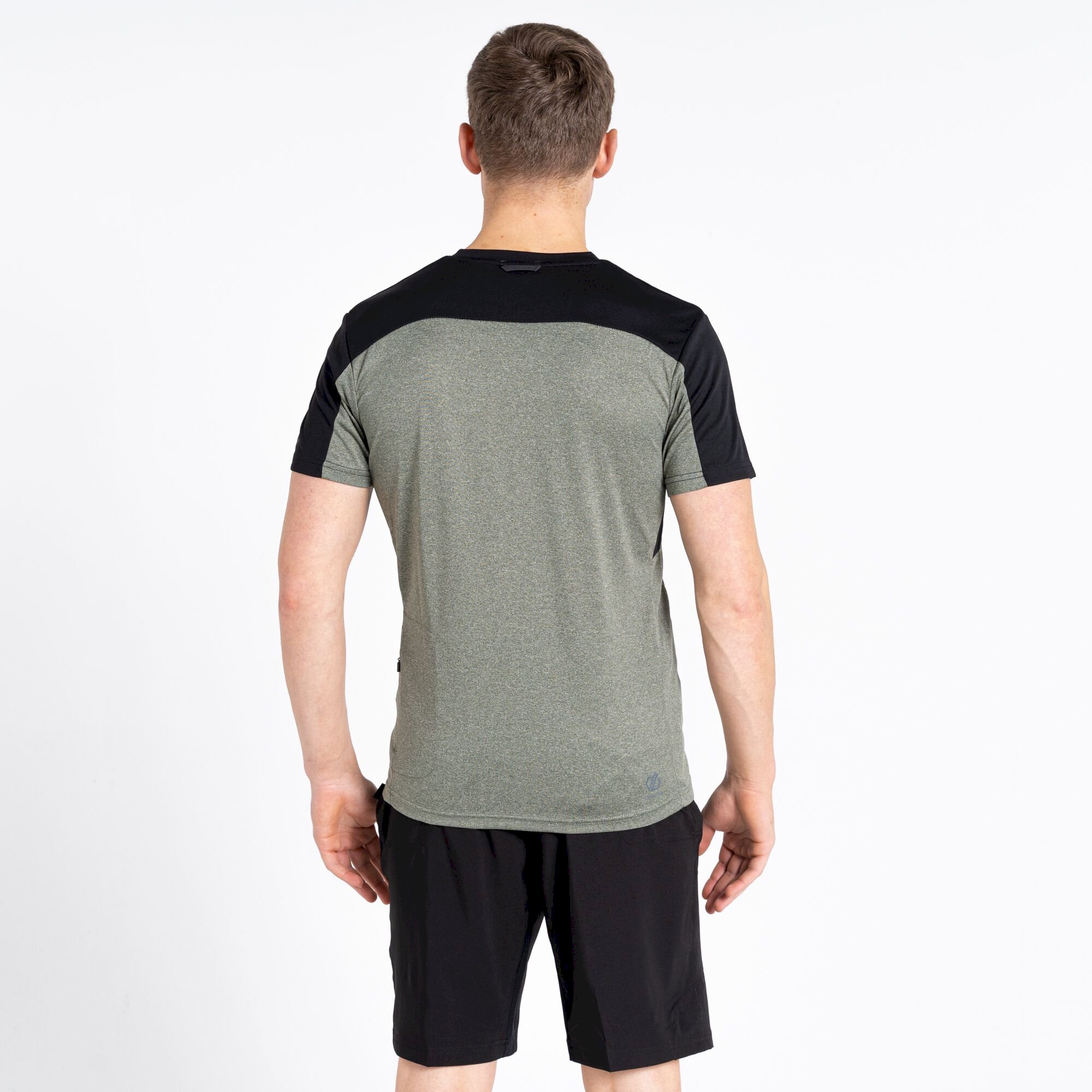 Dare 2b - Men's Aces III Recycled Zip Up Jersey | Agave Green Marl Black