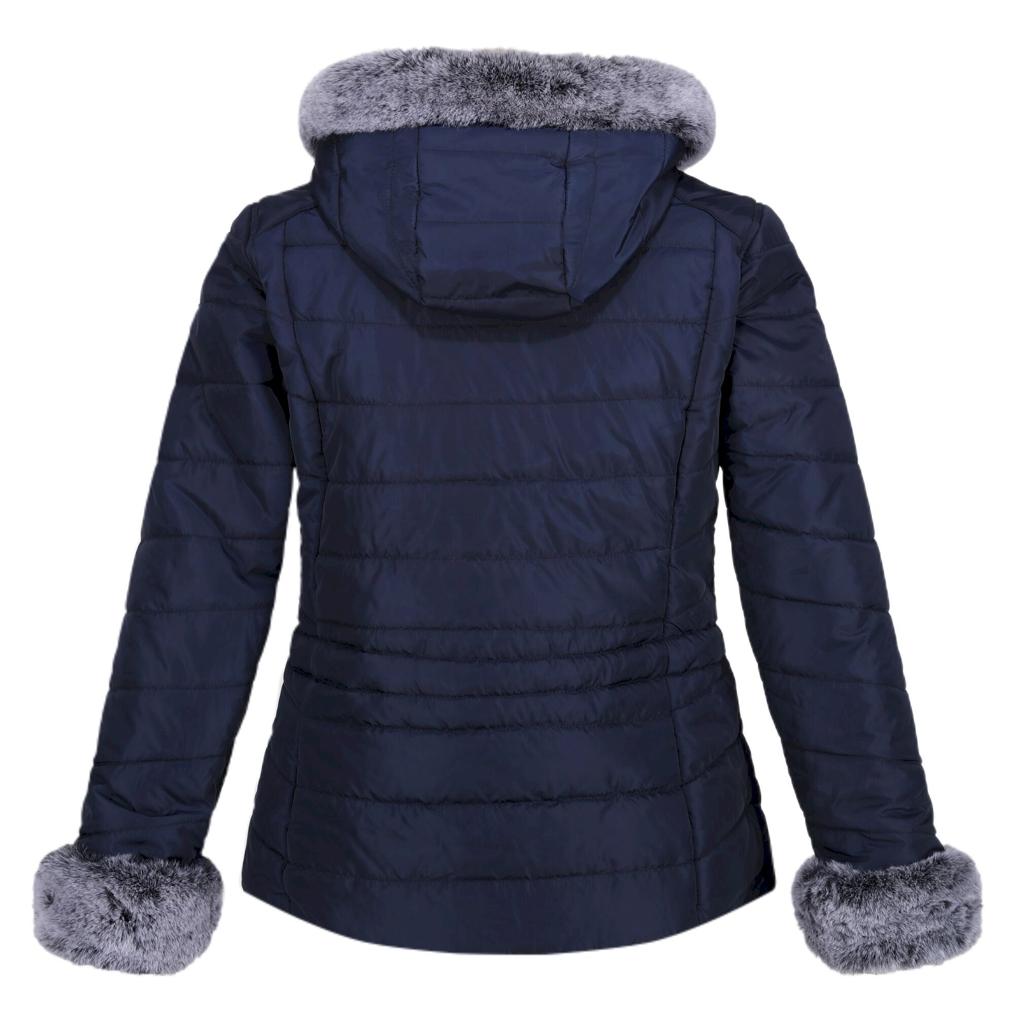 Women's Willabella Fur Detail Jacket | Navy