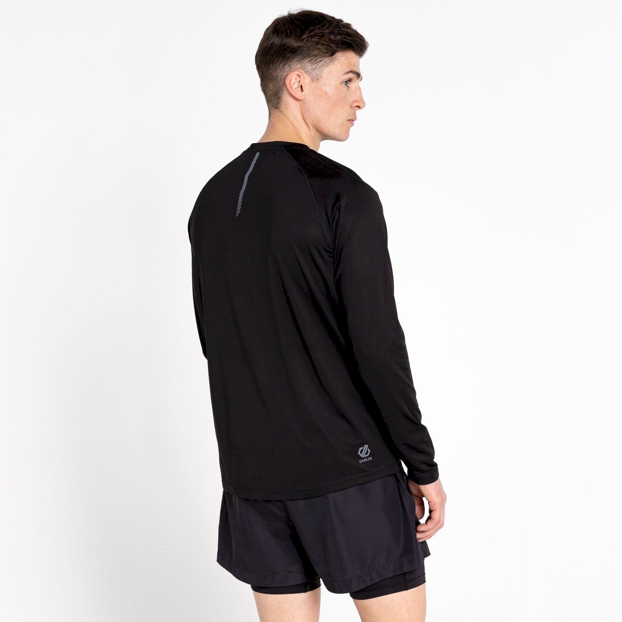 Dare 2b - Men's Righteous II Recycled Long Sleeved Tee | Black