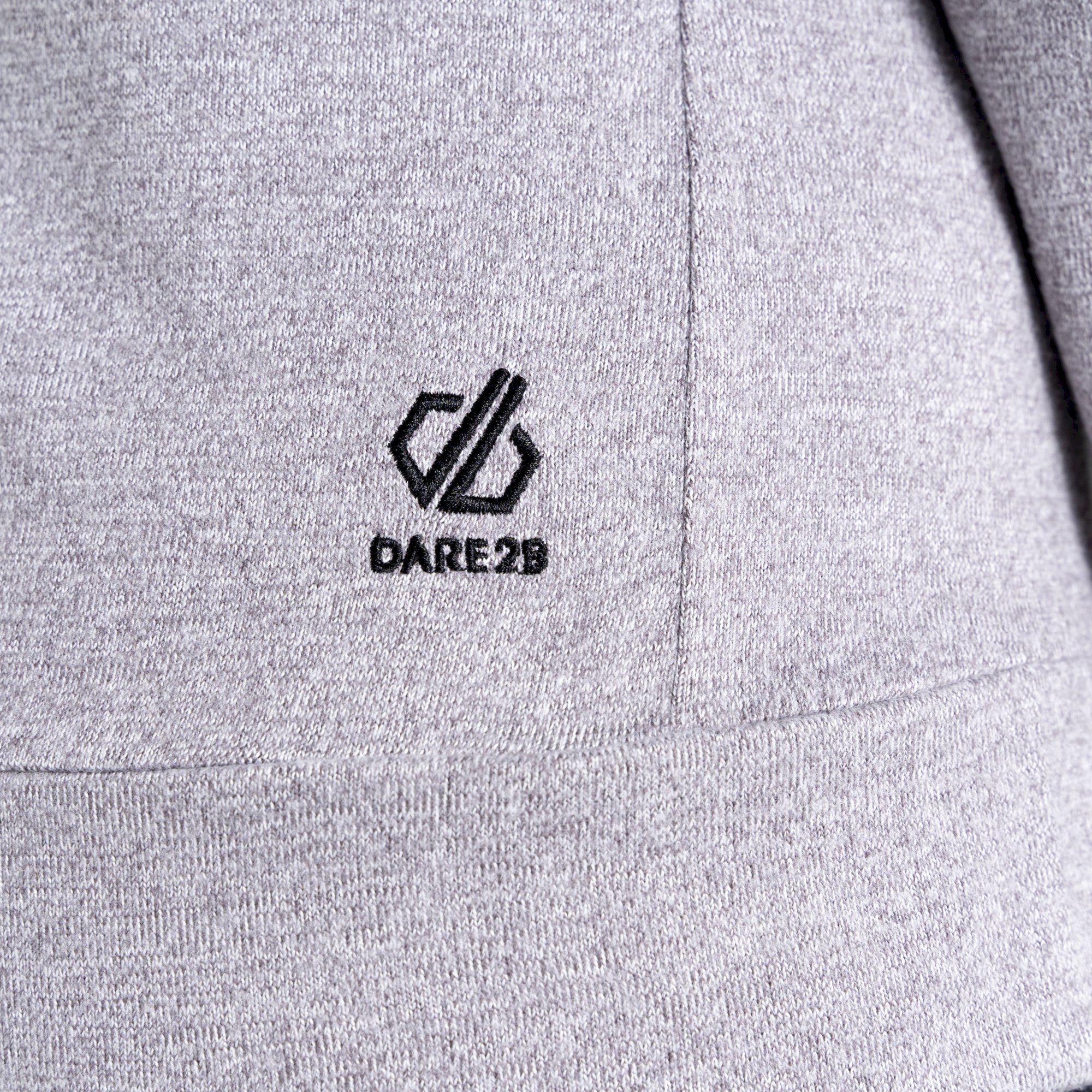 Dare 2b - Women's Out & Out Overhead Hooded Fleece | Ash Grey Marl