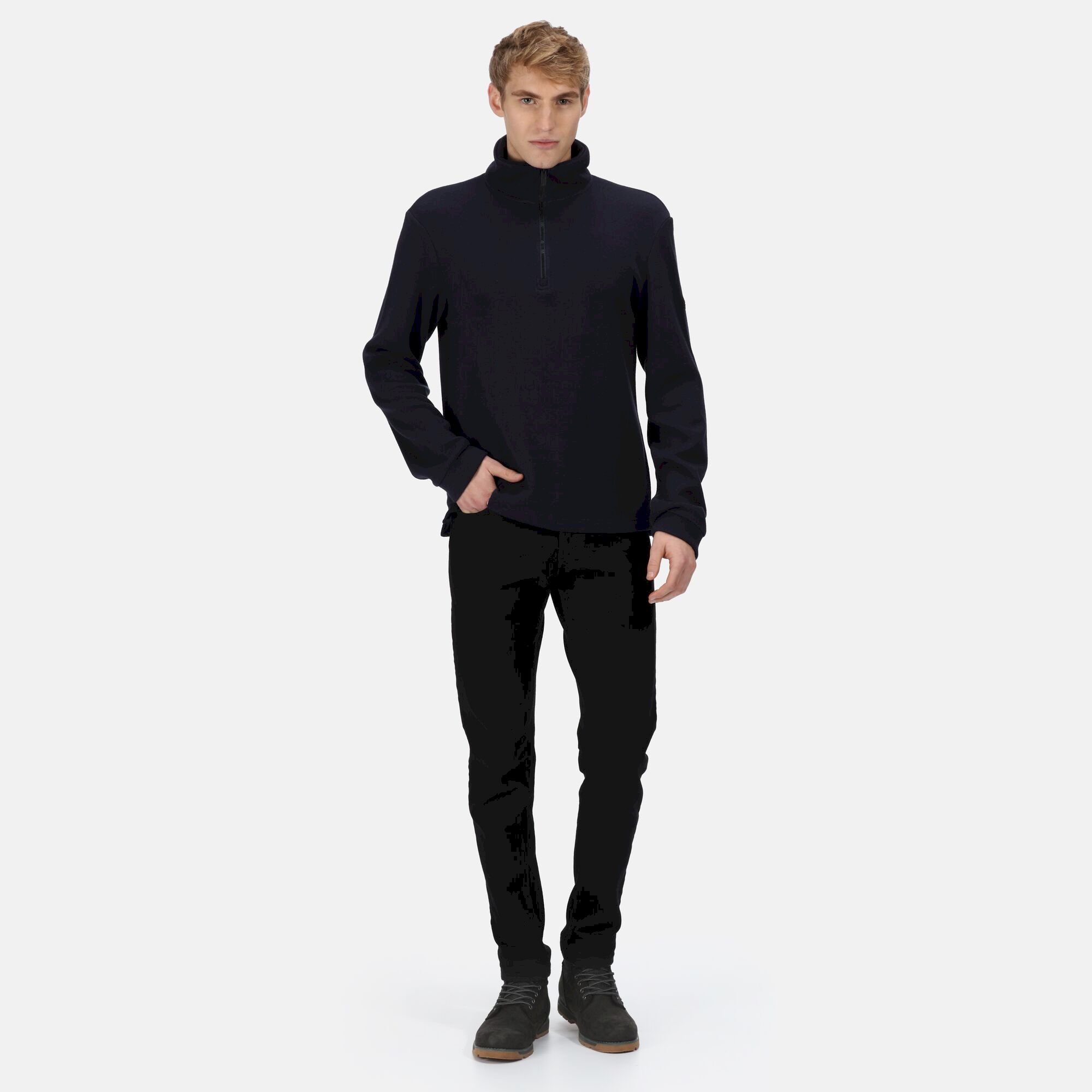 Men's Lanchester Quarter Zip Fleece | Navy