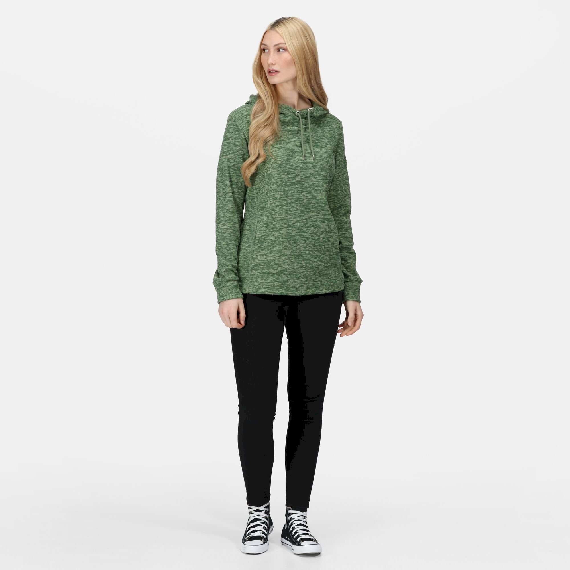 Women's Kizmit II Hooded Marl Fleece | Basil Marl