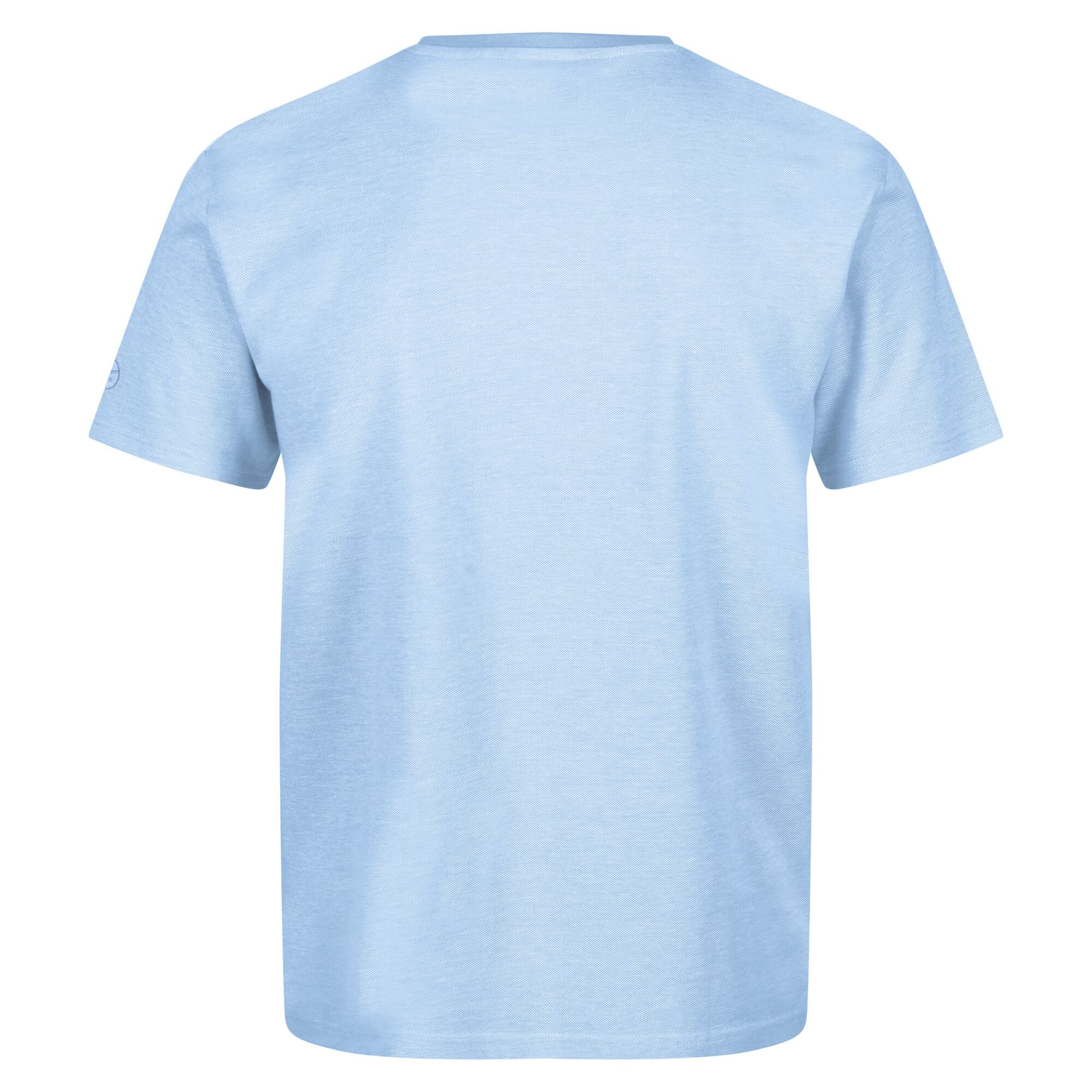 Men's Caelum T-Shirt | Powder Blue Birdseye Pique
