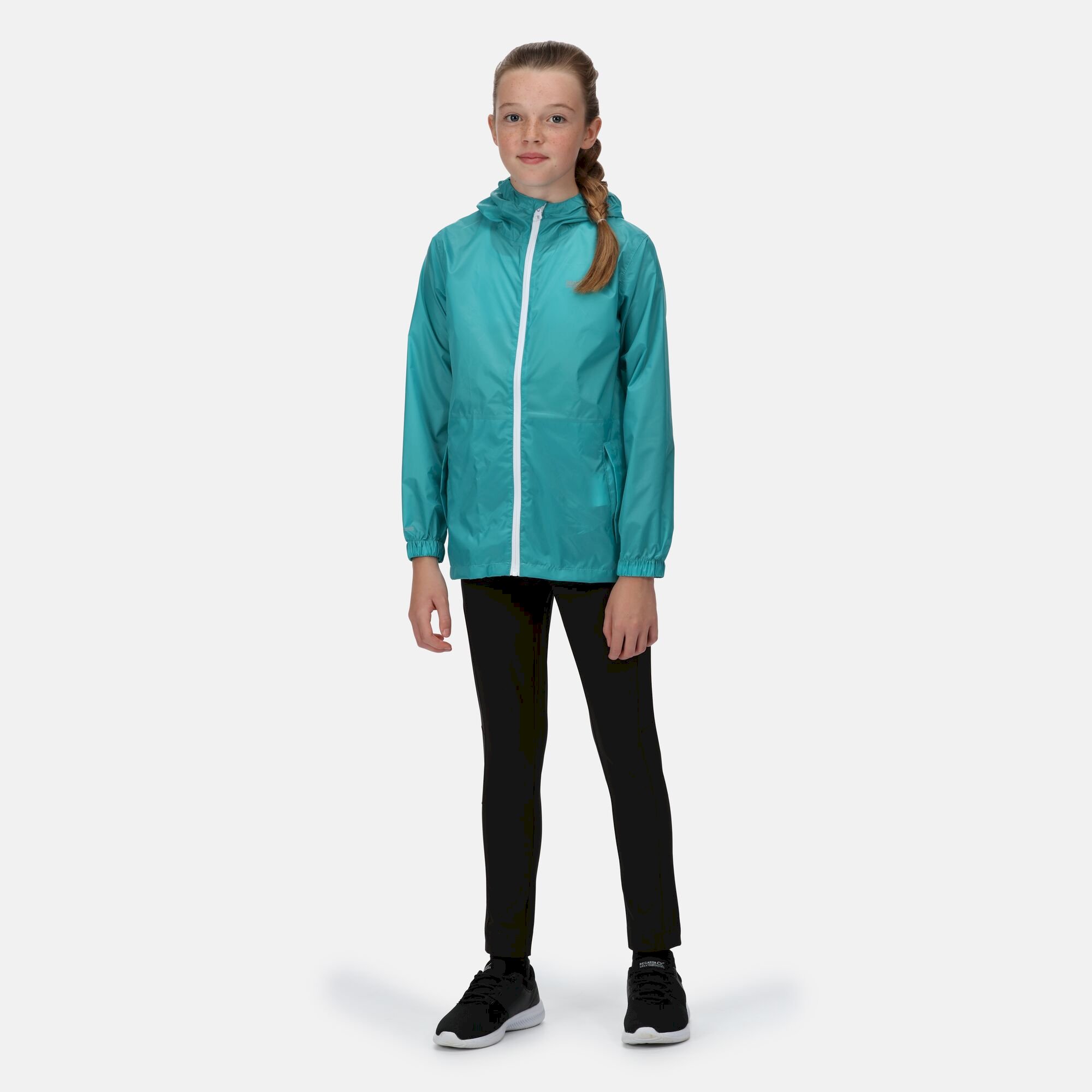 Kids' Pack It Waterproof Packaway Jacket | Turquoise