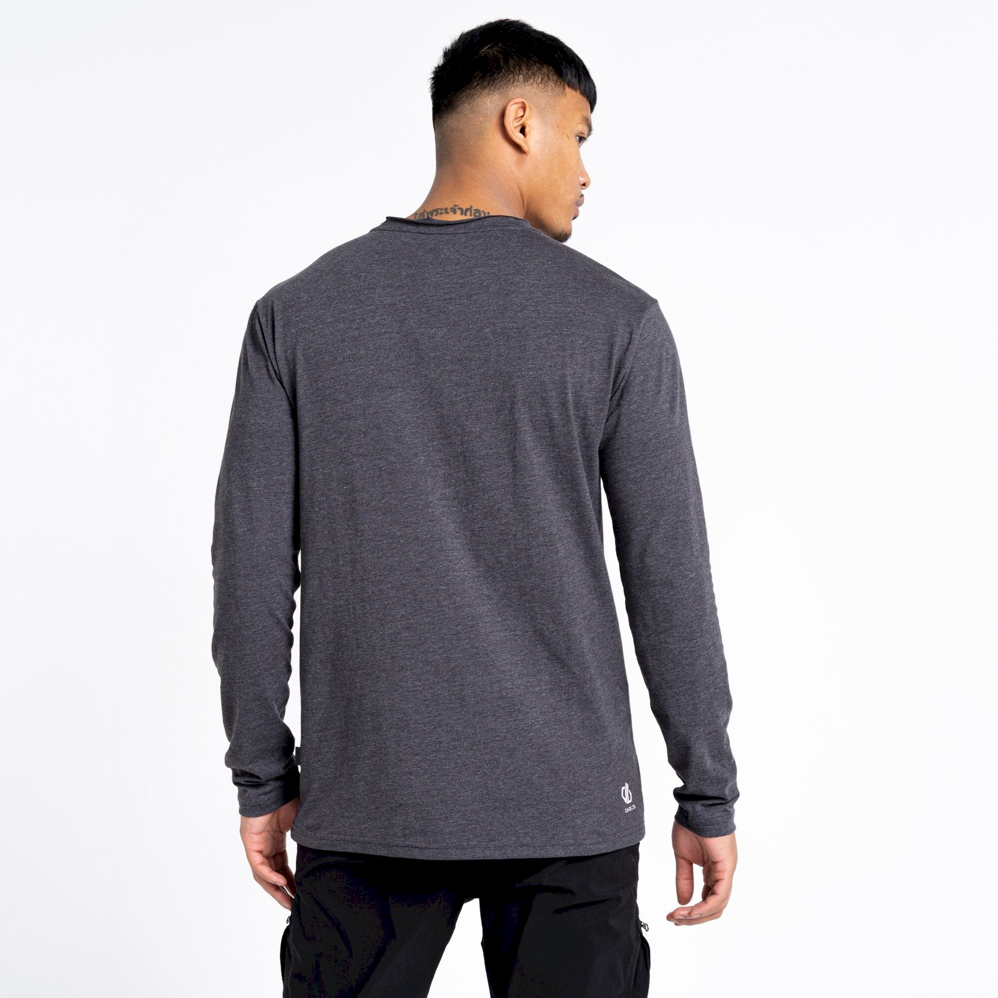 Dare 2b - Men's Upgrade II Long Sleeve T-Shirt | Charcoal Grey Marl