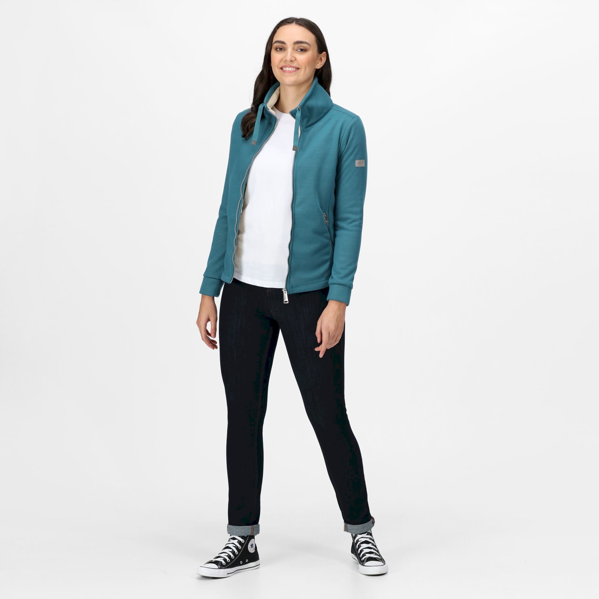 Women's Azariah Full Zip Fleece | Dragonfly Light Vanilla