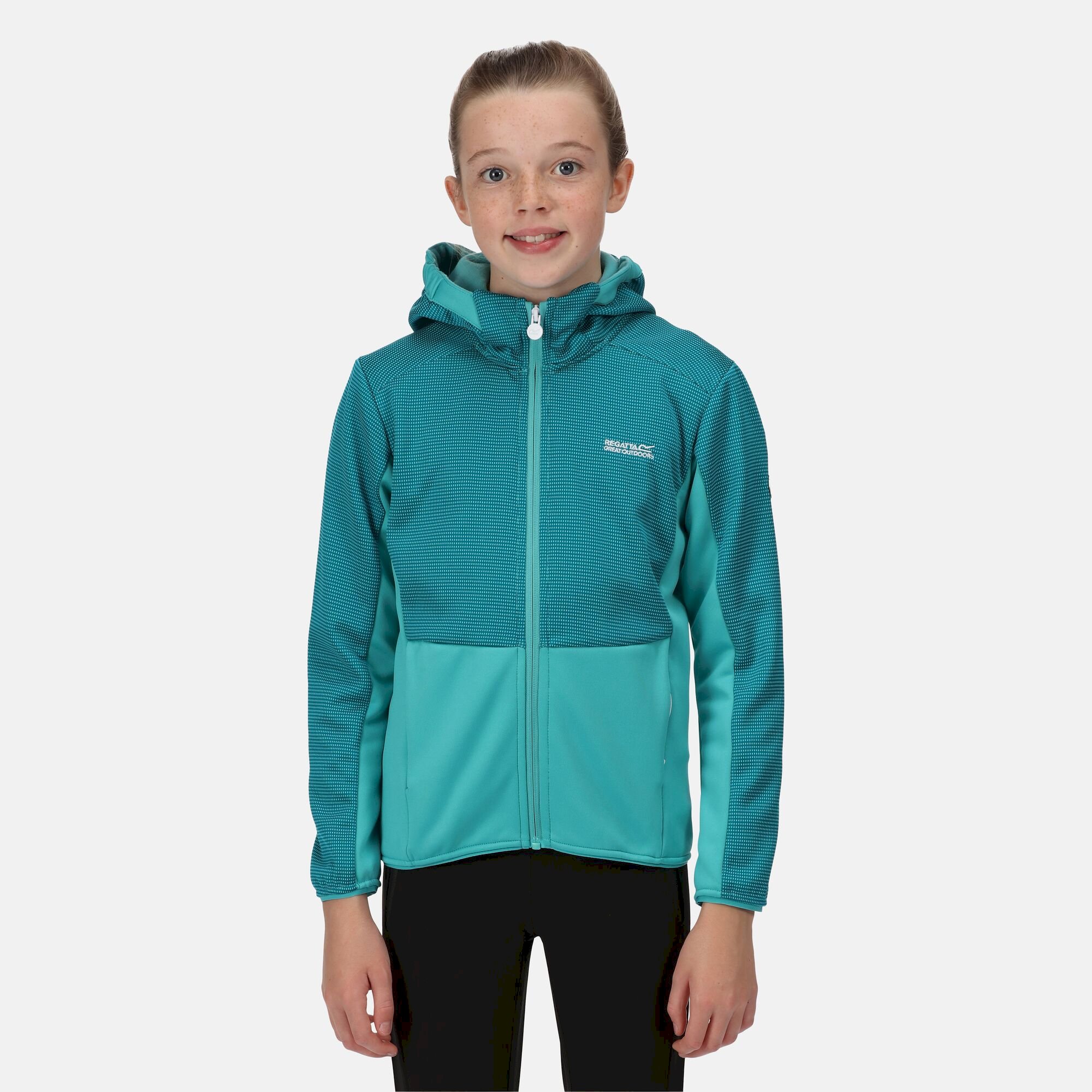 Kids' Highton Full Zip Fleece | Enamel Turquoise