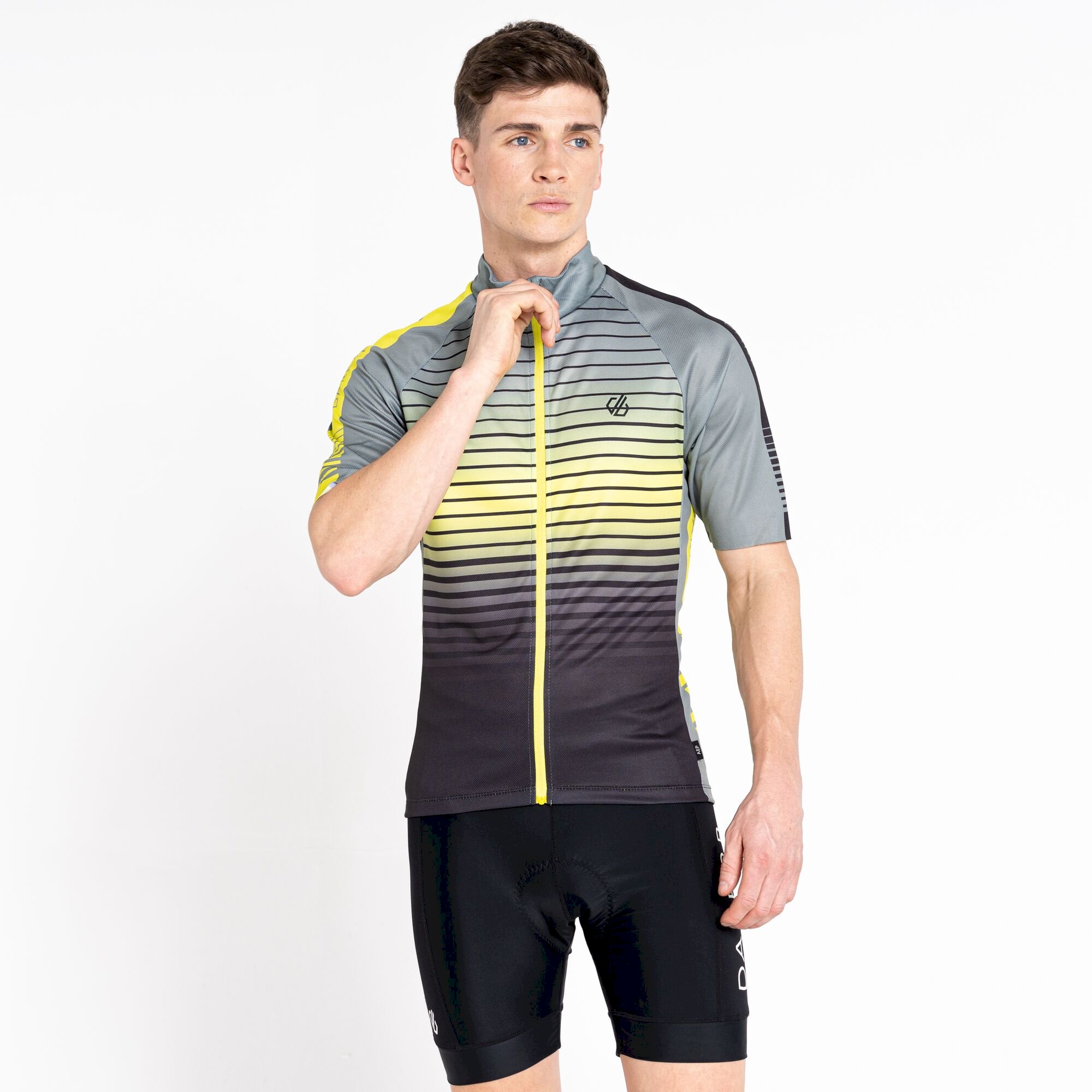 Dare 2b - Men's AEP Virtuous Cycling Jersey | Agave Green Underlined Print