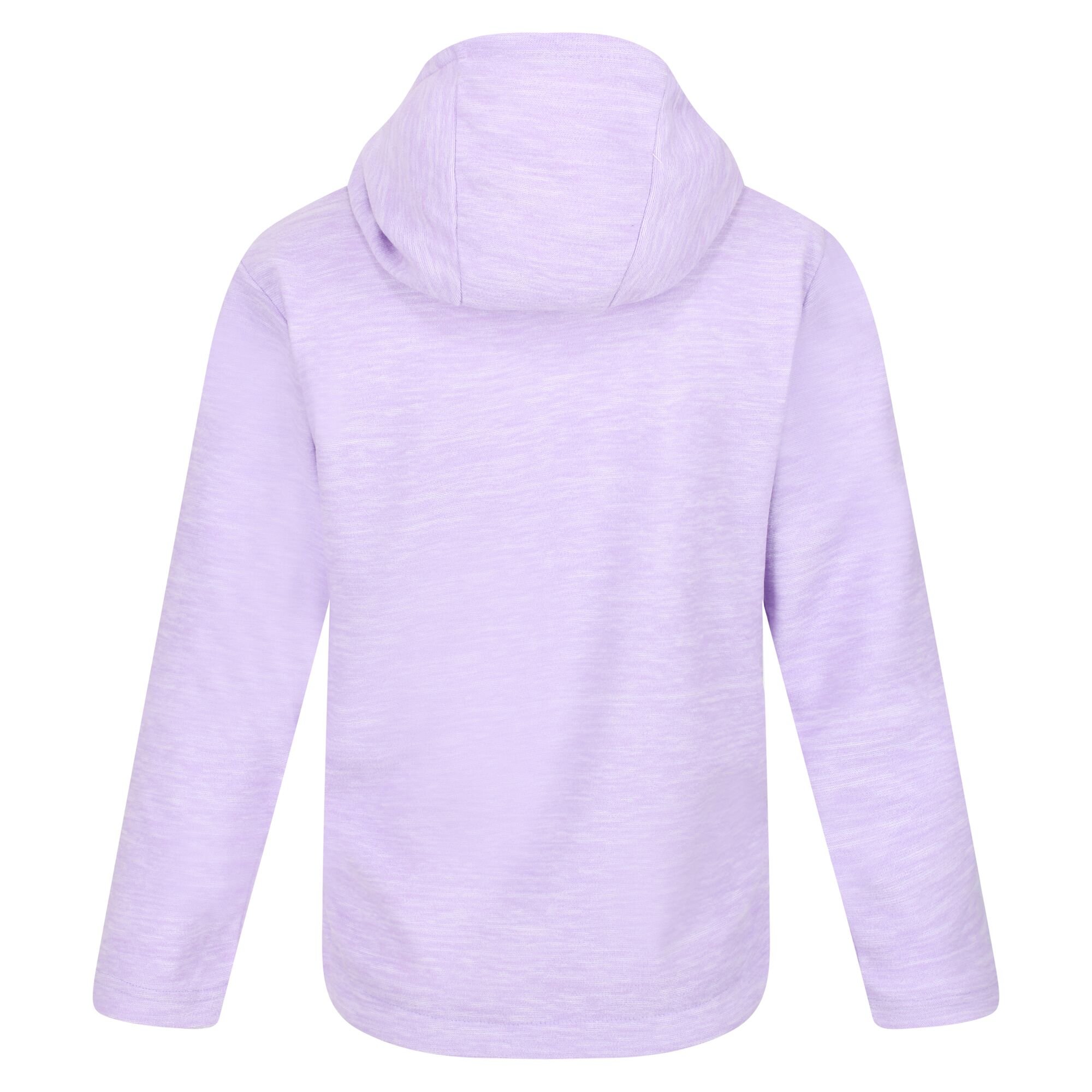 Kids' Kalina Hooded Fleece | Pastel Lilac Marl