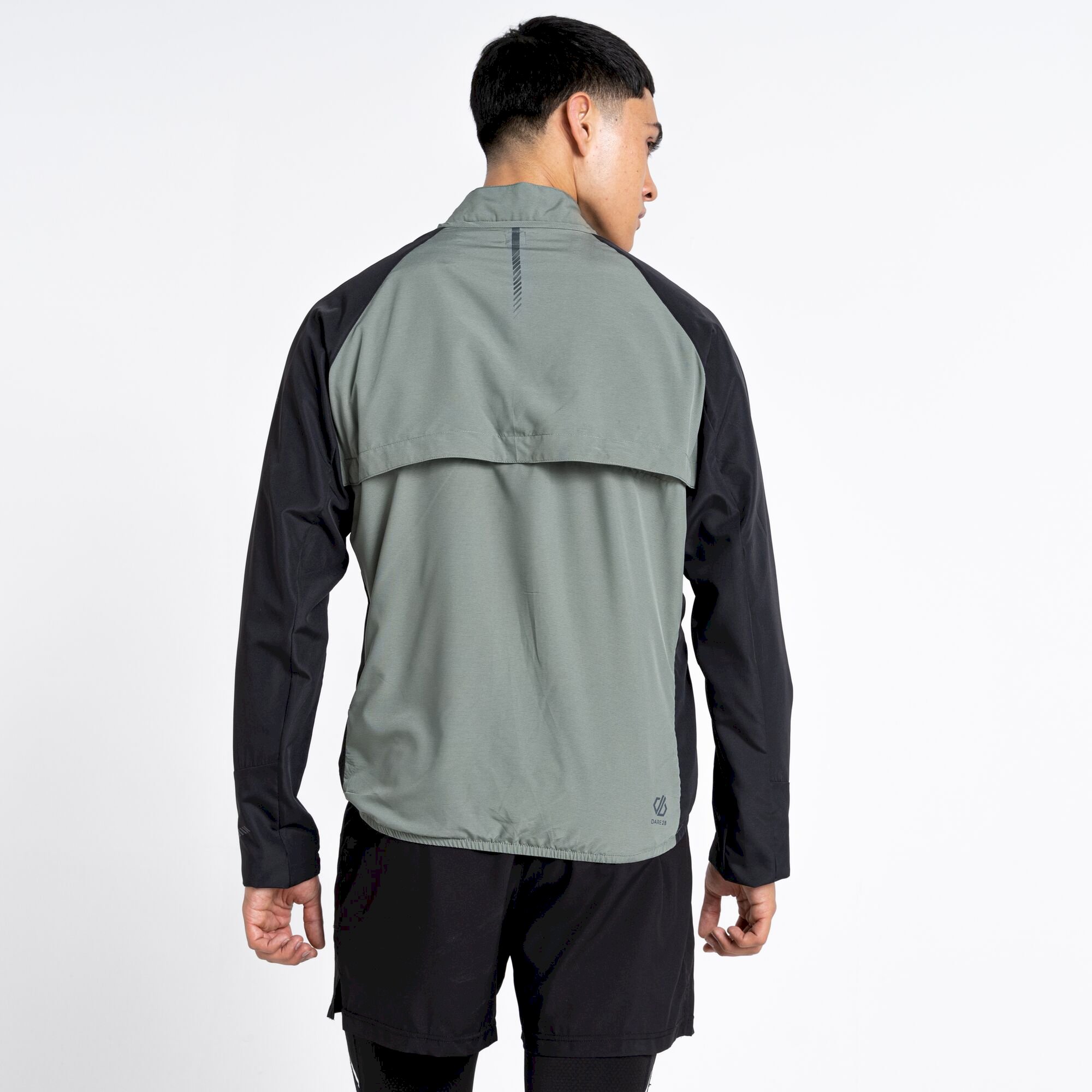 Dare 2b - Men's Oxidate Lightweight Windshell Jacket | Agave Green Black