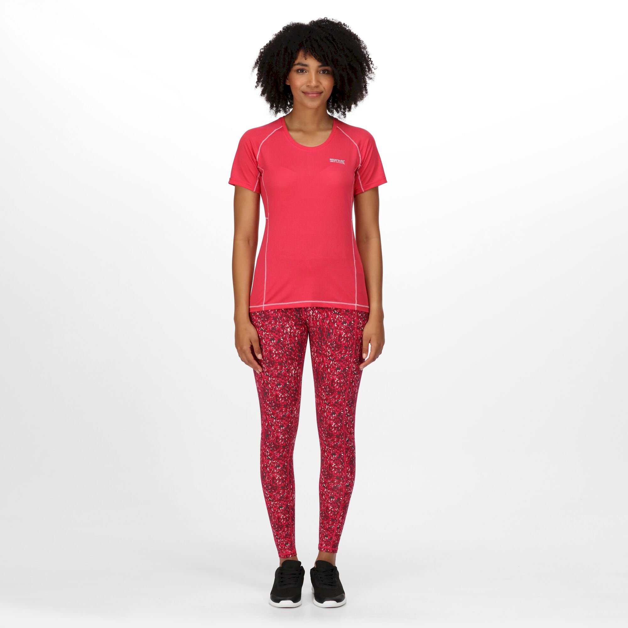 Women's Holeen II Leggings | Berry Pink Abstract