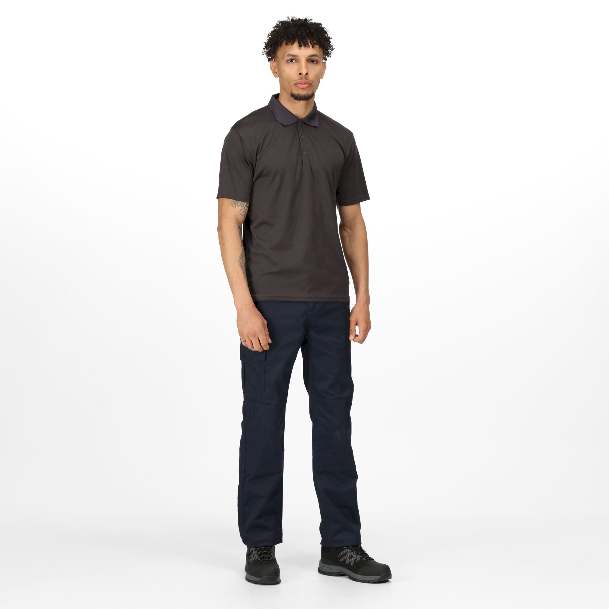 Men's Pro Wicking Polo | Seal Grey