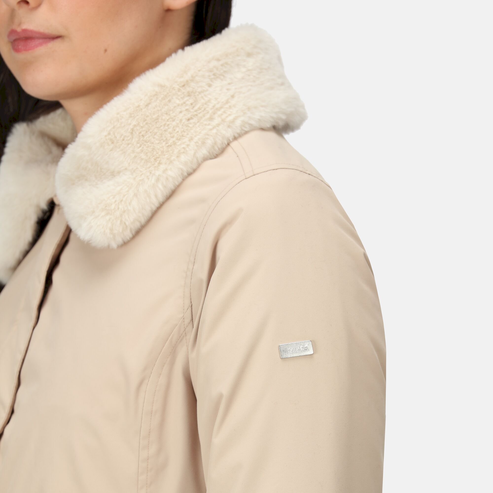 Women's Renata Fur Collar Parka | Moccasin