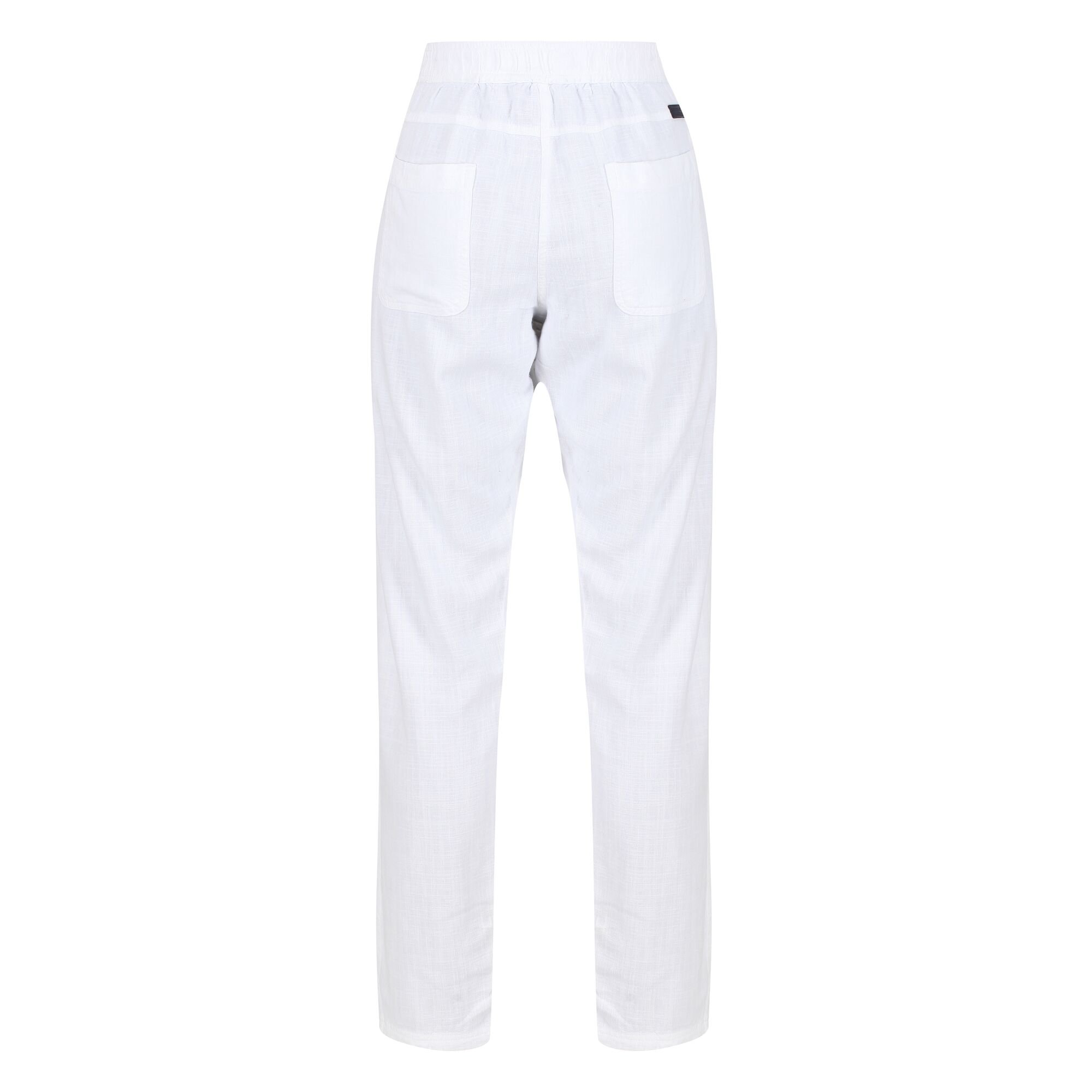 Women's Maida Linen Trousers | White