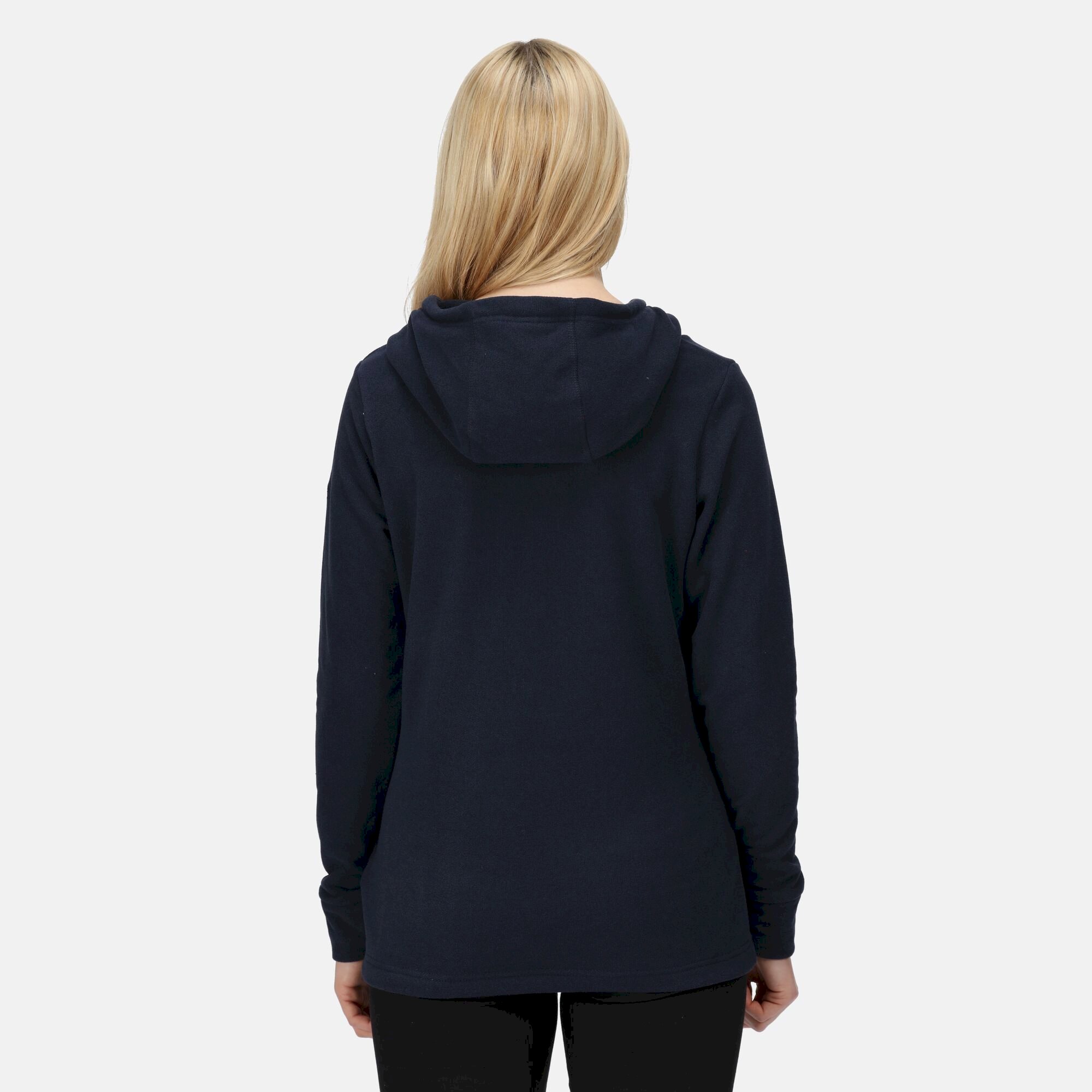 Women's Kizmit II Hooded Marl Fleece | Navy Fine Two Tone