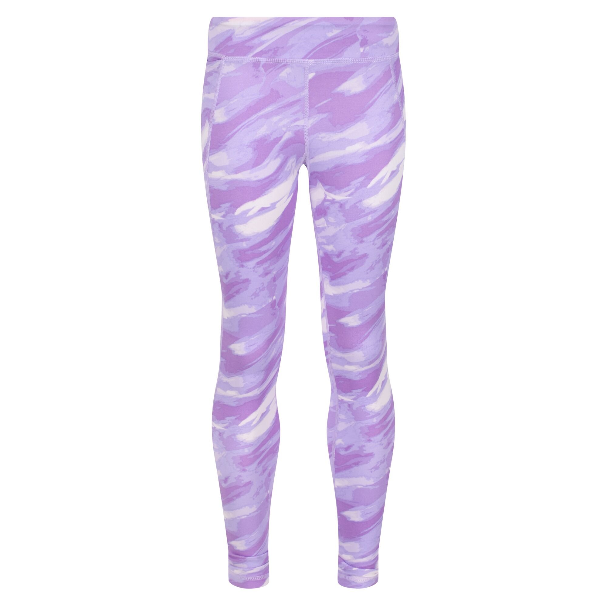 Kids' Atkin II Leggings | Light Amethyst Brushstroke