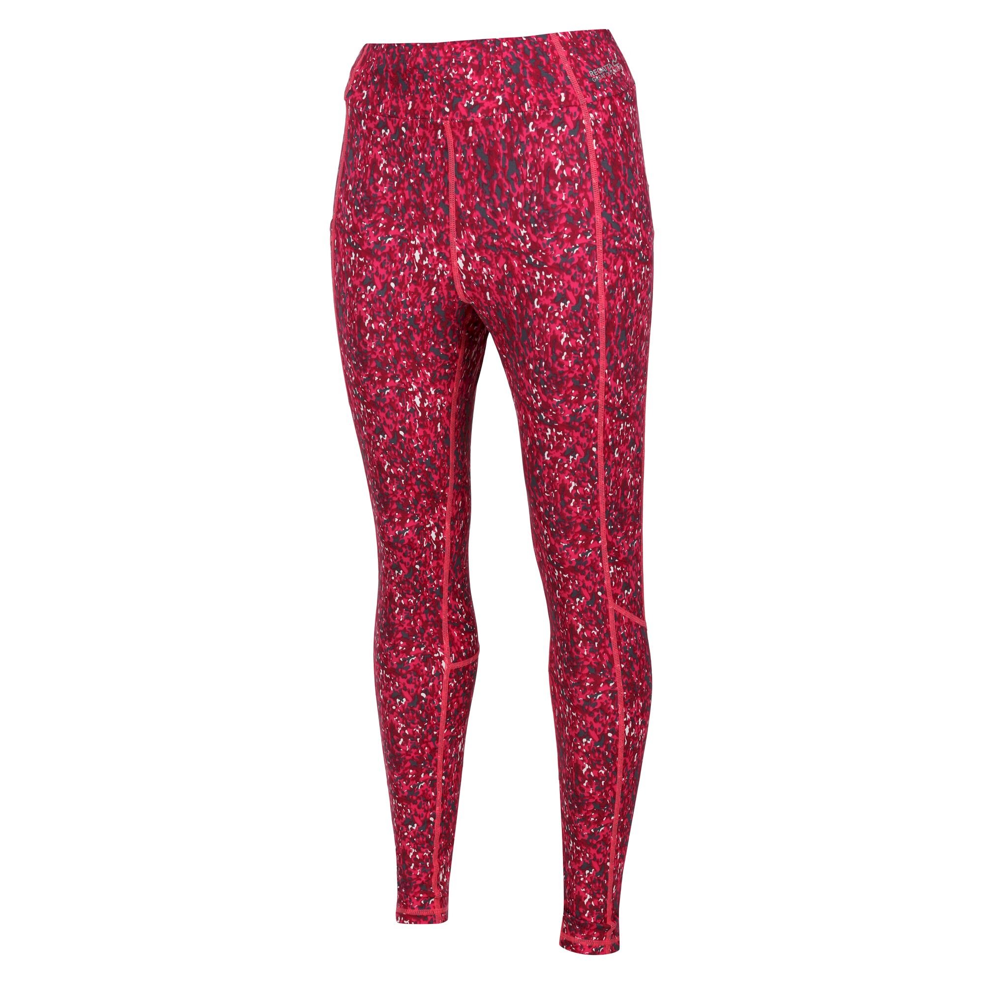 Women's Holeen II Leggings | Berry Pink Abstract