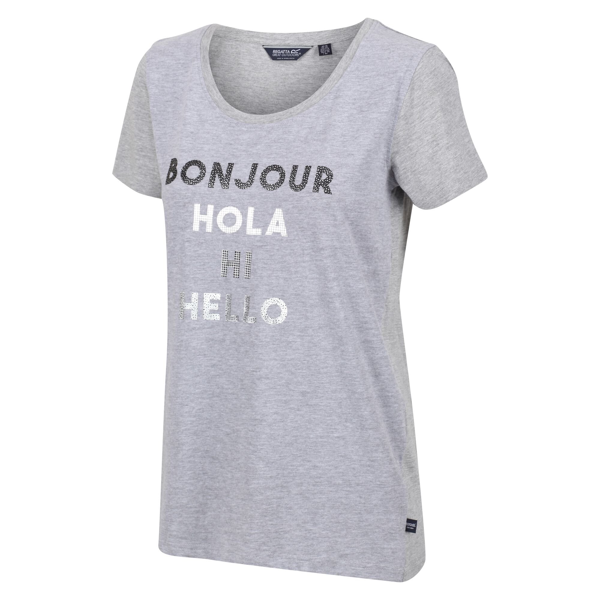 Women's Filandra VI Print T-Shirt | Silver Grey Marl