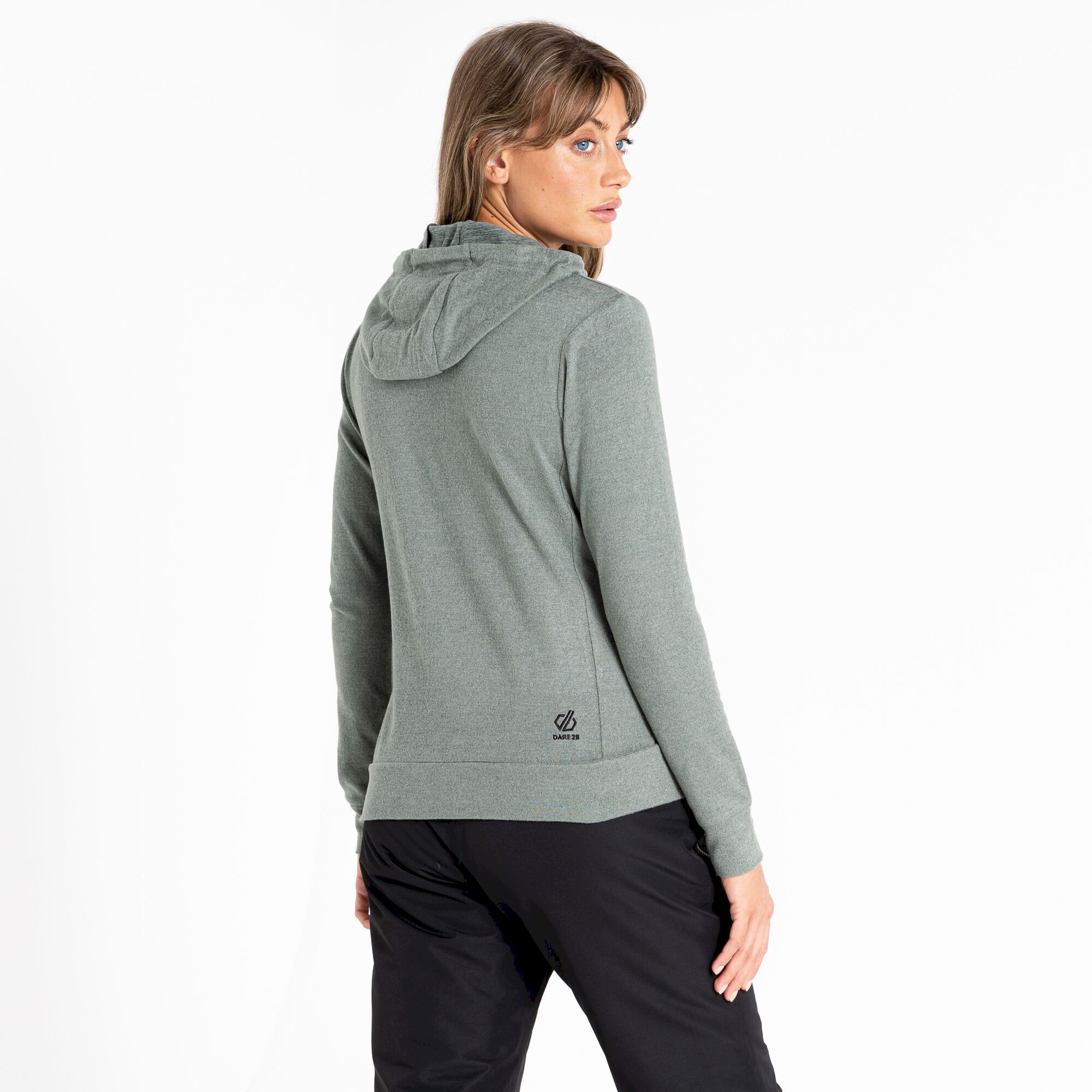 Dare 2b - Women's Out & Out Overhead Hooded Fleece | Duck Green Marl