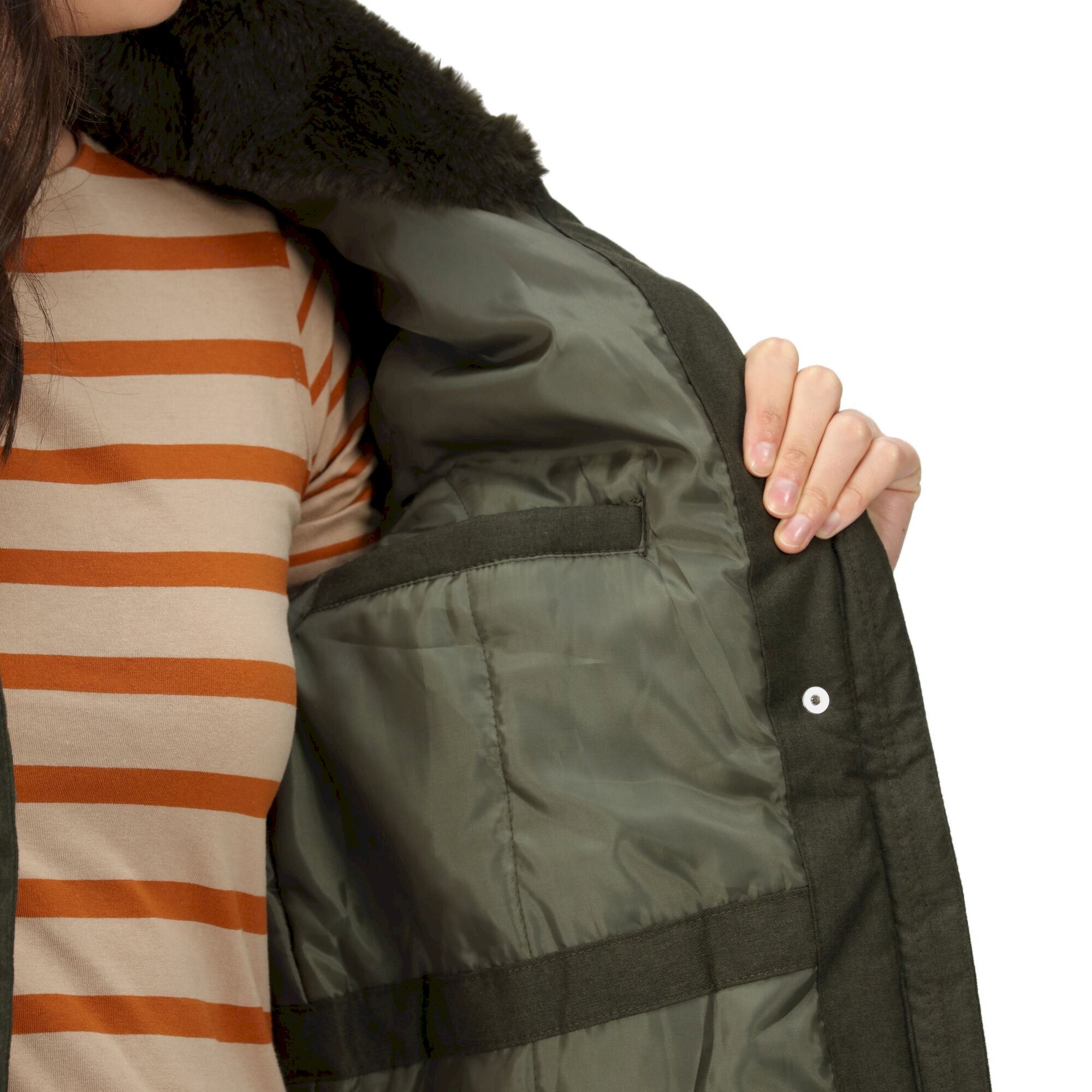 Women's Leighton Waterproof Jacket | Dark Khaki