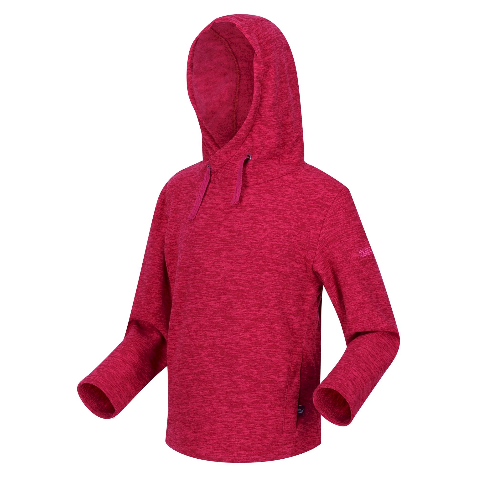 Kids' Kacie Hooded Fleece | Berry Pink Marl