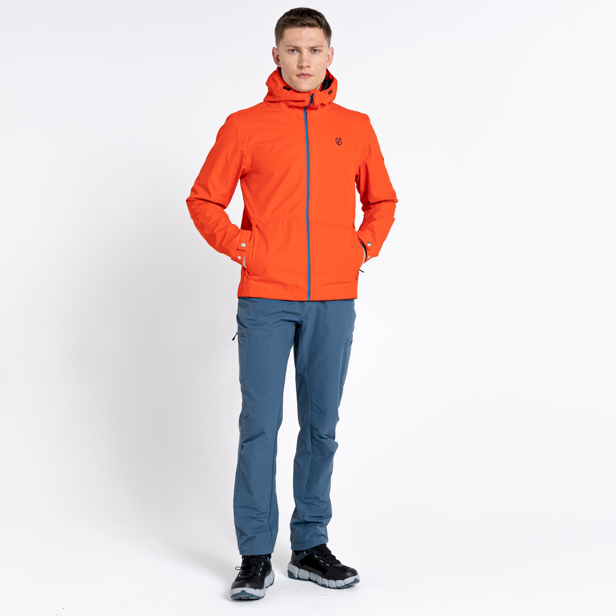 Dare 2b - Men's Stay Ready Recycled Waterproof Jacket | Burnt Salmon