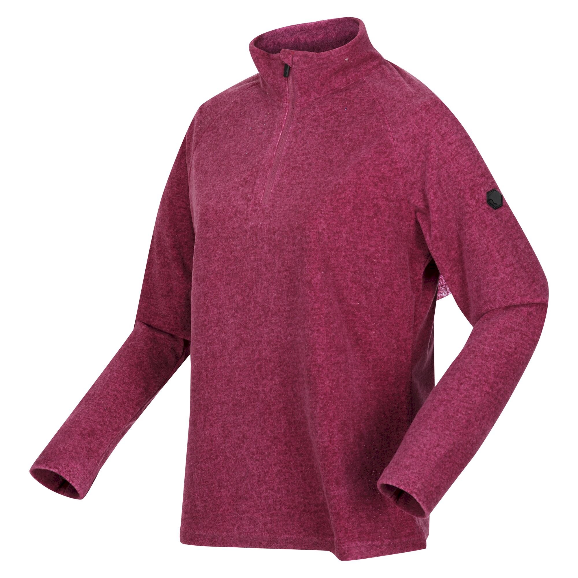 Women's Pimlo Half Zip Velour Fleece | Amaranth Haze