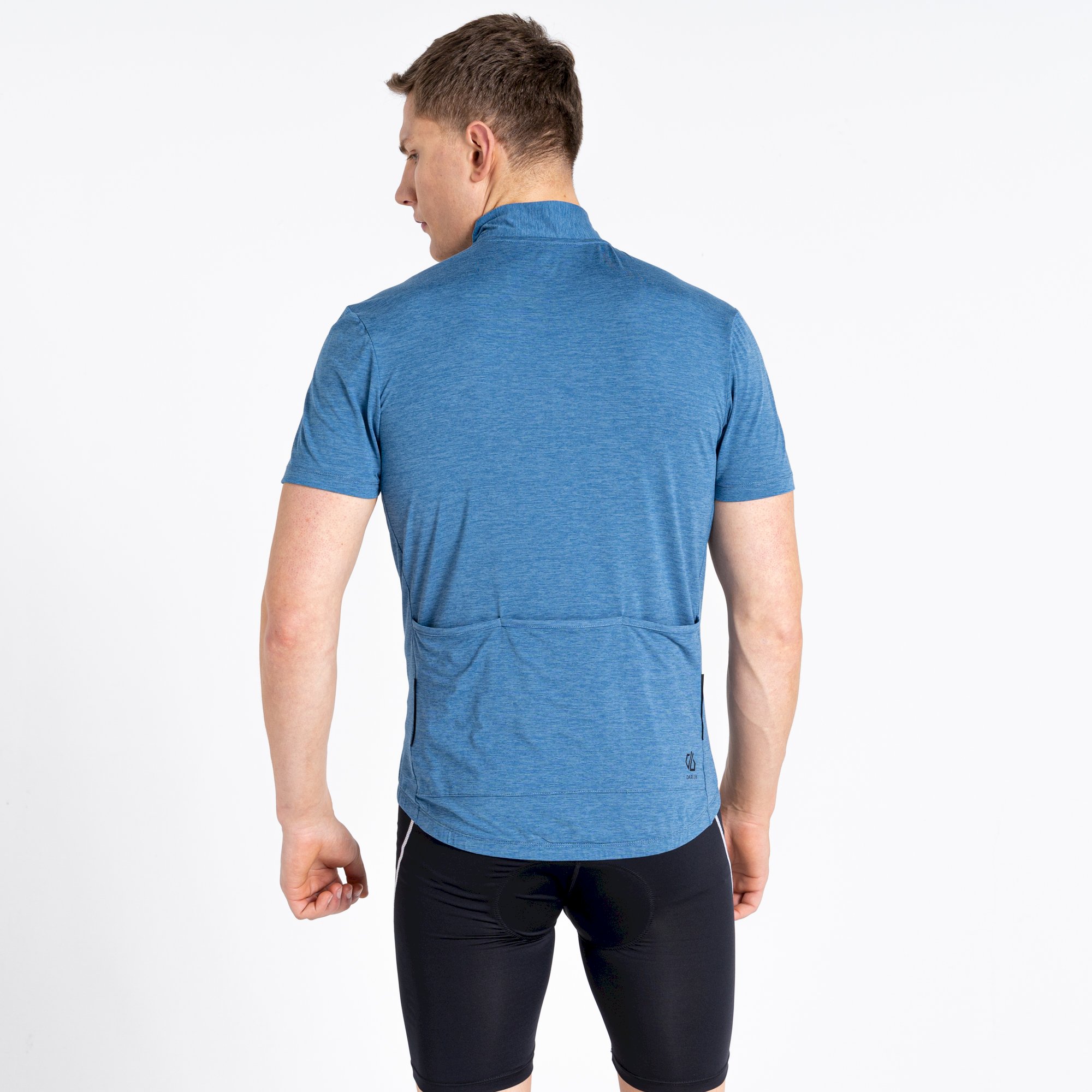 Dare 2b - Men's Pedal It Out Lightweight Jersey | Stellar Blue Marl