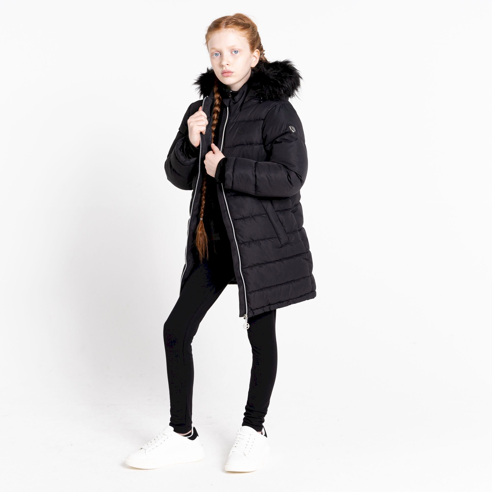 Dare 2b - Girls' Striking II Waterproof Jacket | Black