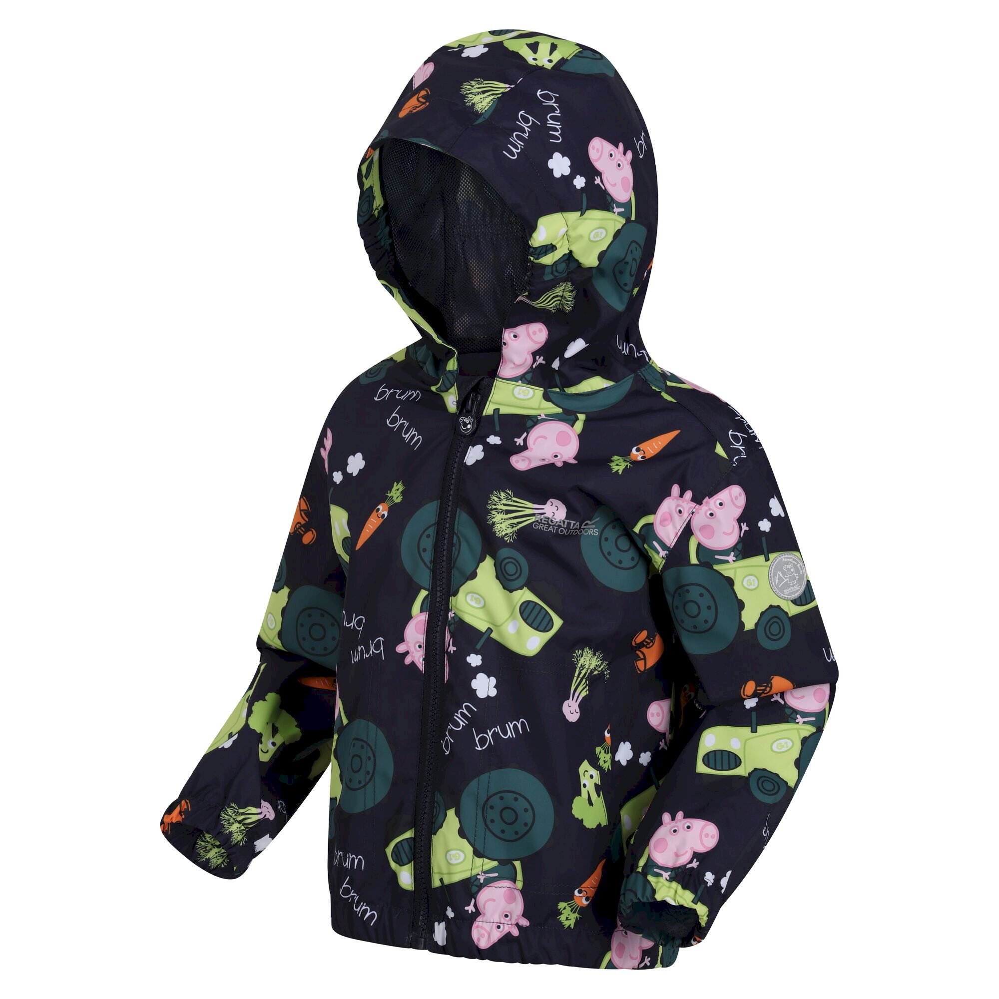 Peppa Pig Muddy Puddle Waterproof Jacket | Navy
