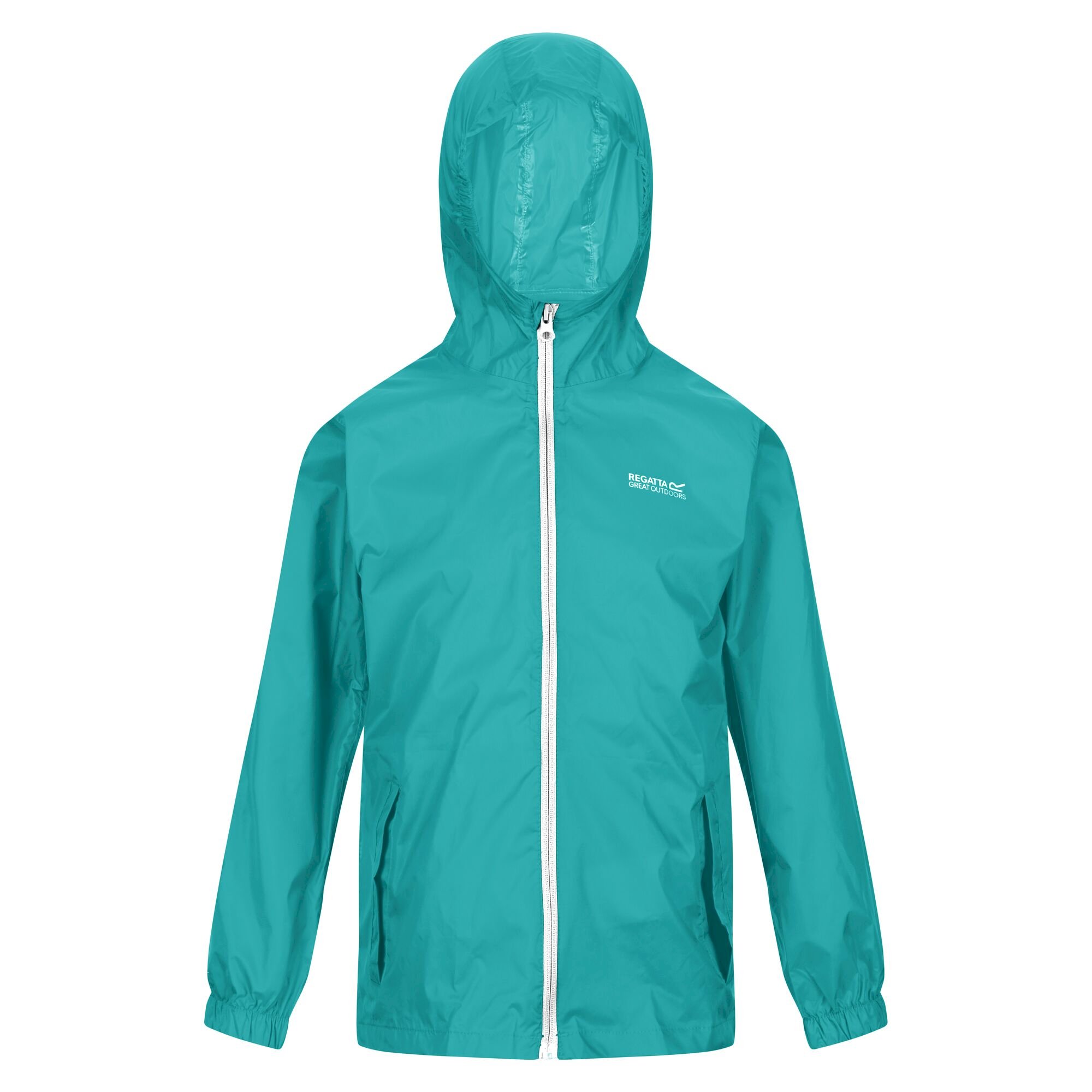 Kids' Pack It Waterproof Packaway Jacket | Turquoise