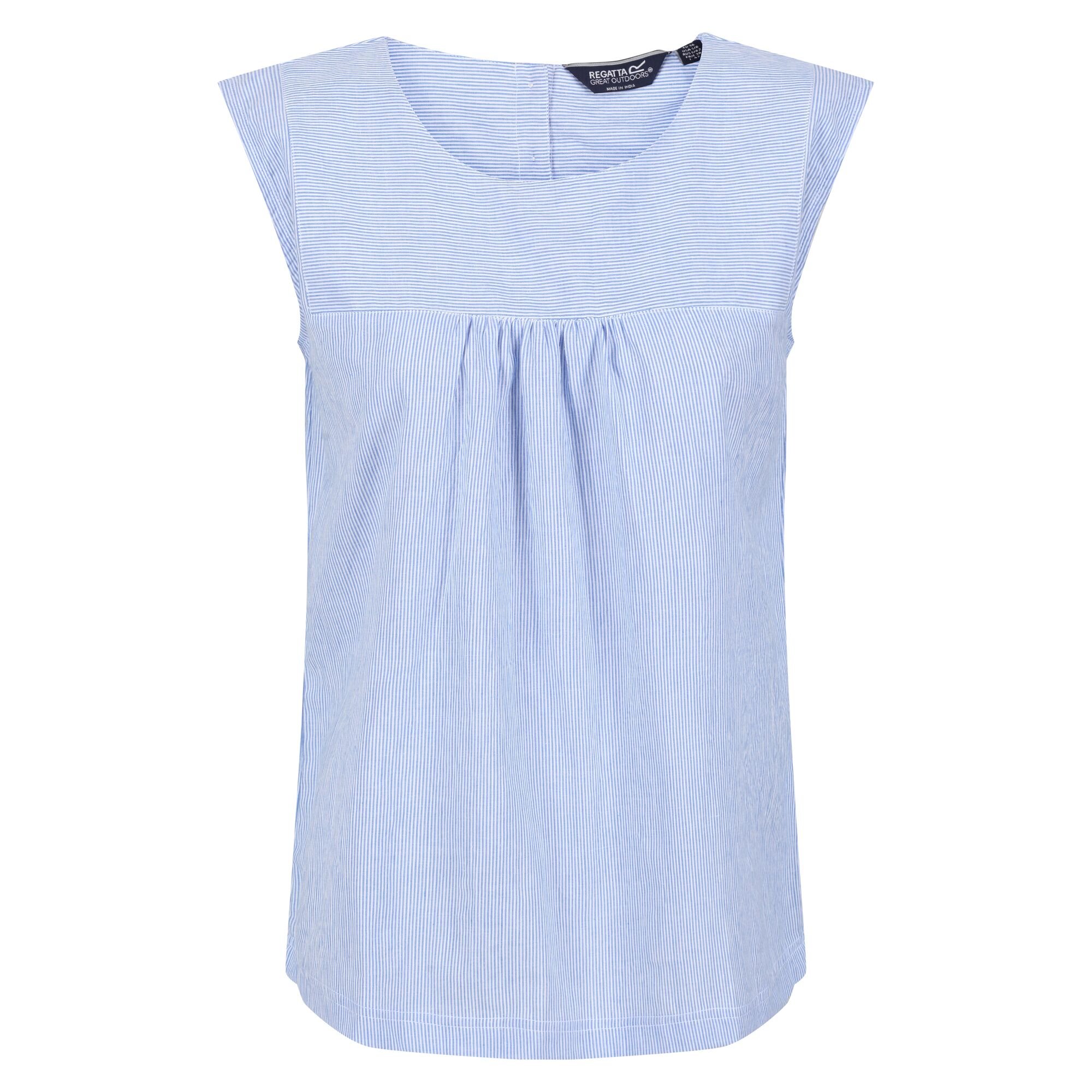 Women's Bridgidine Swing Top | Sonic Blue Stripe