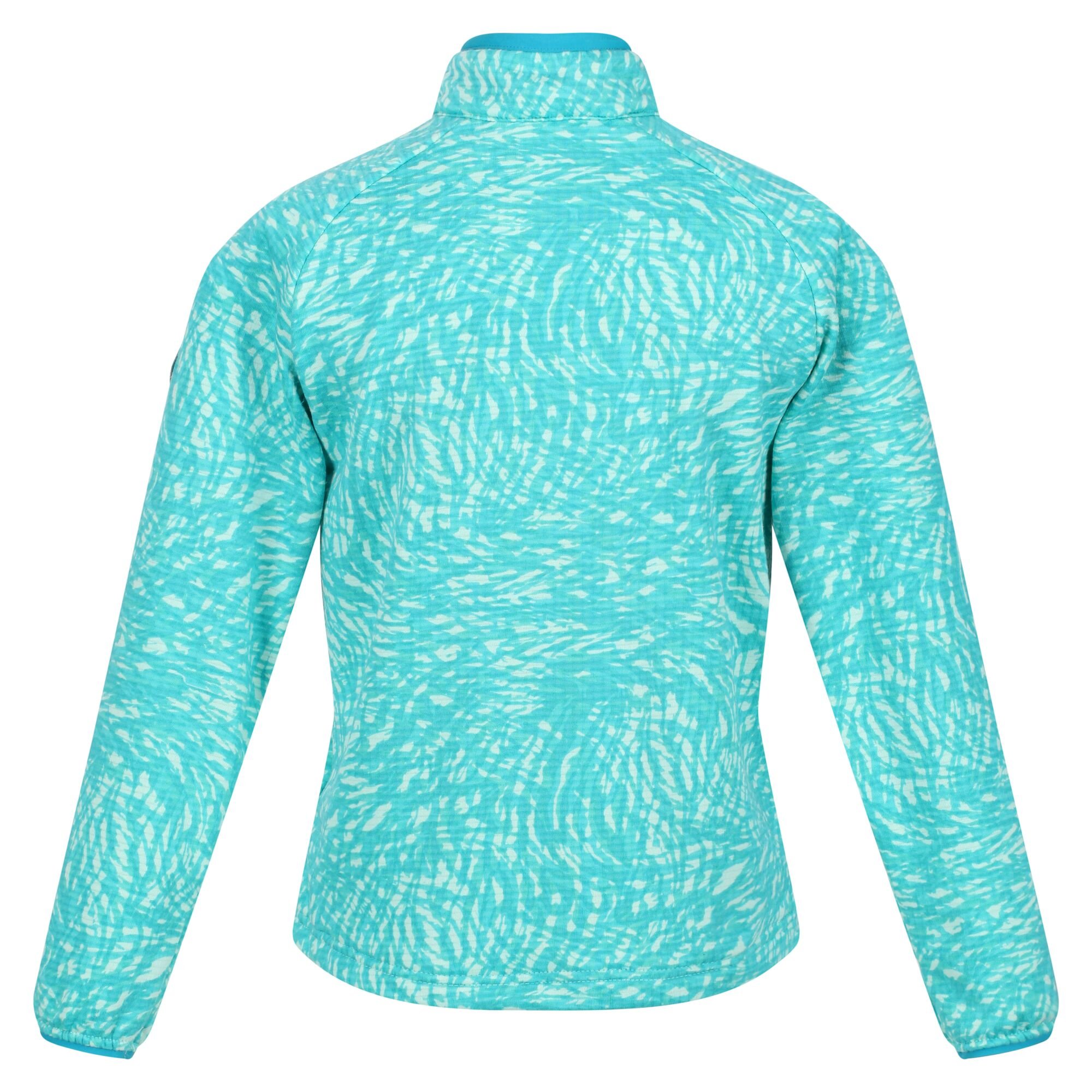 Kids' Highton Half Zip Fleece | Turquoise Animal
