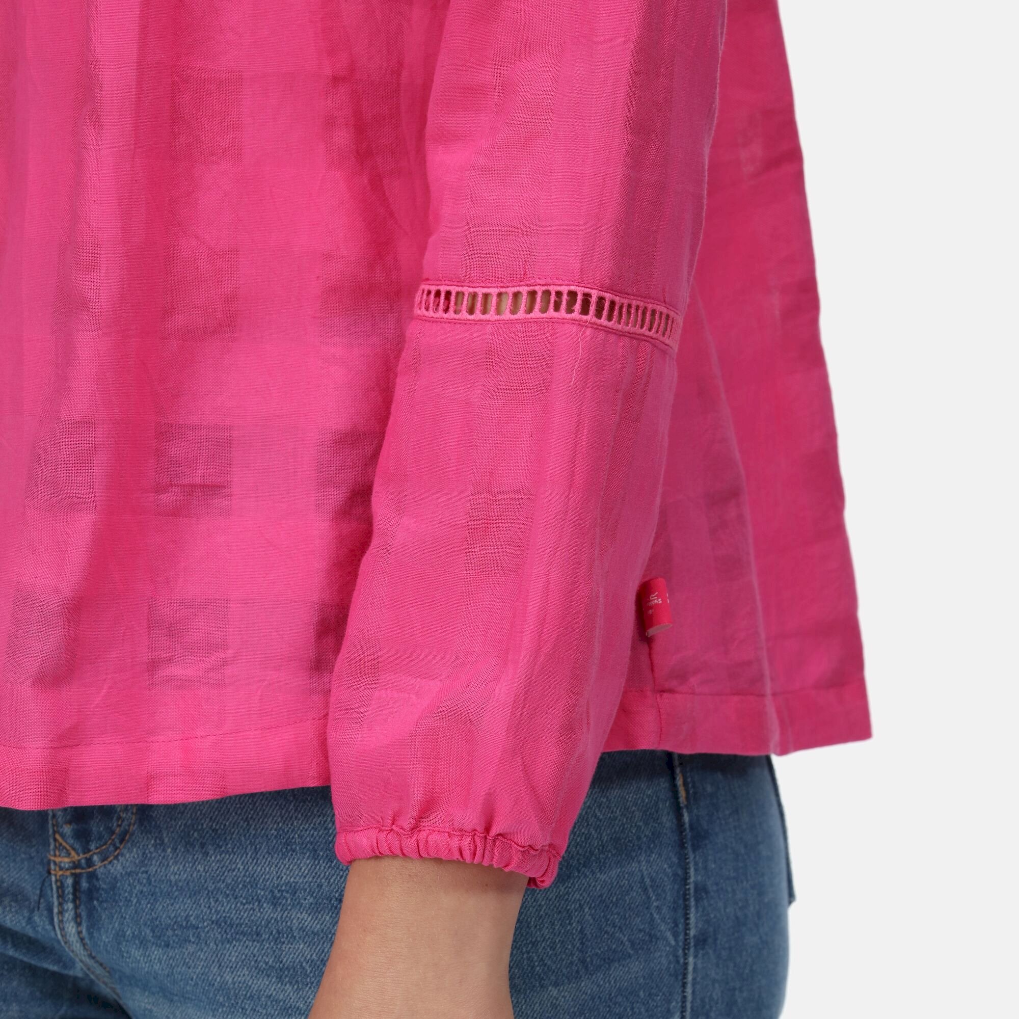Women's Calluna Sheared Detail Top | Pink Fusion