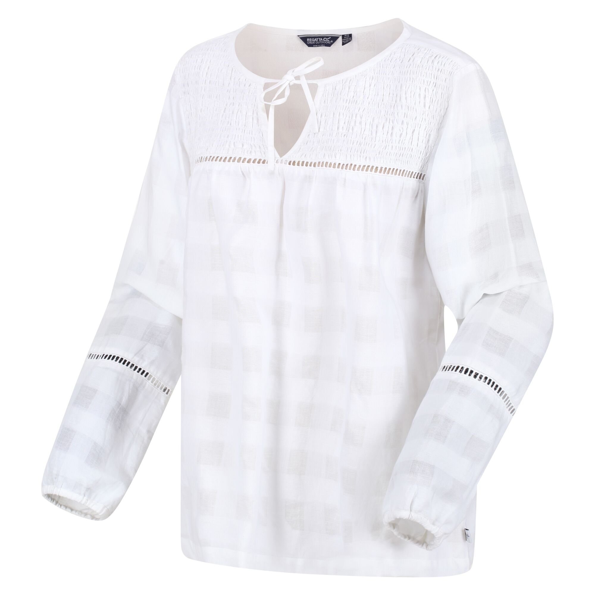 Women's Calluna Sheared Detail Top | White