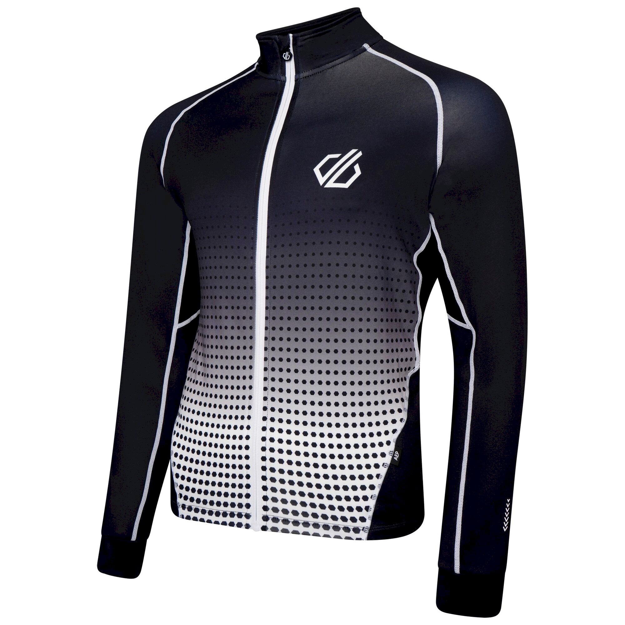 Dare 2b - Men's Virtuosity Long Sleeved AEP Jersey | Black Gradient