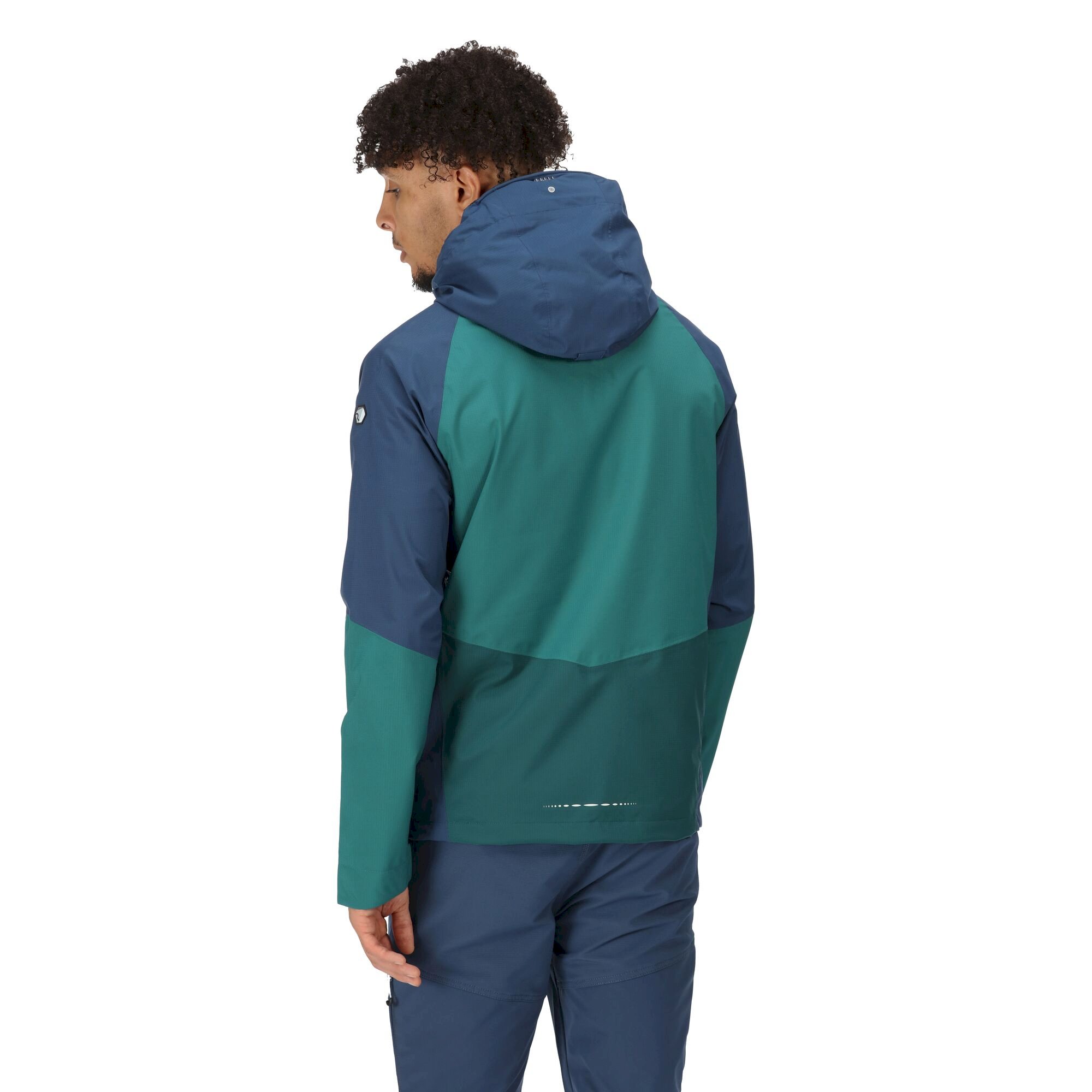 Men's Sacramento VIII Waterproof Jacket | Admiral Blue Pacific Green