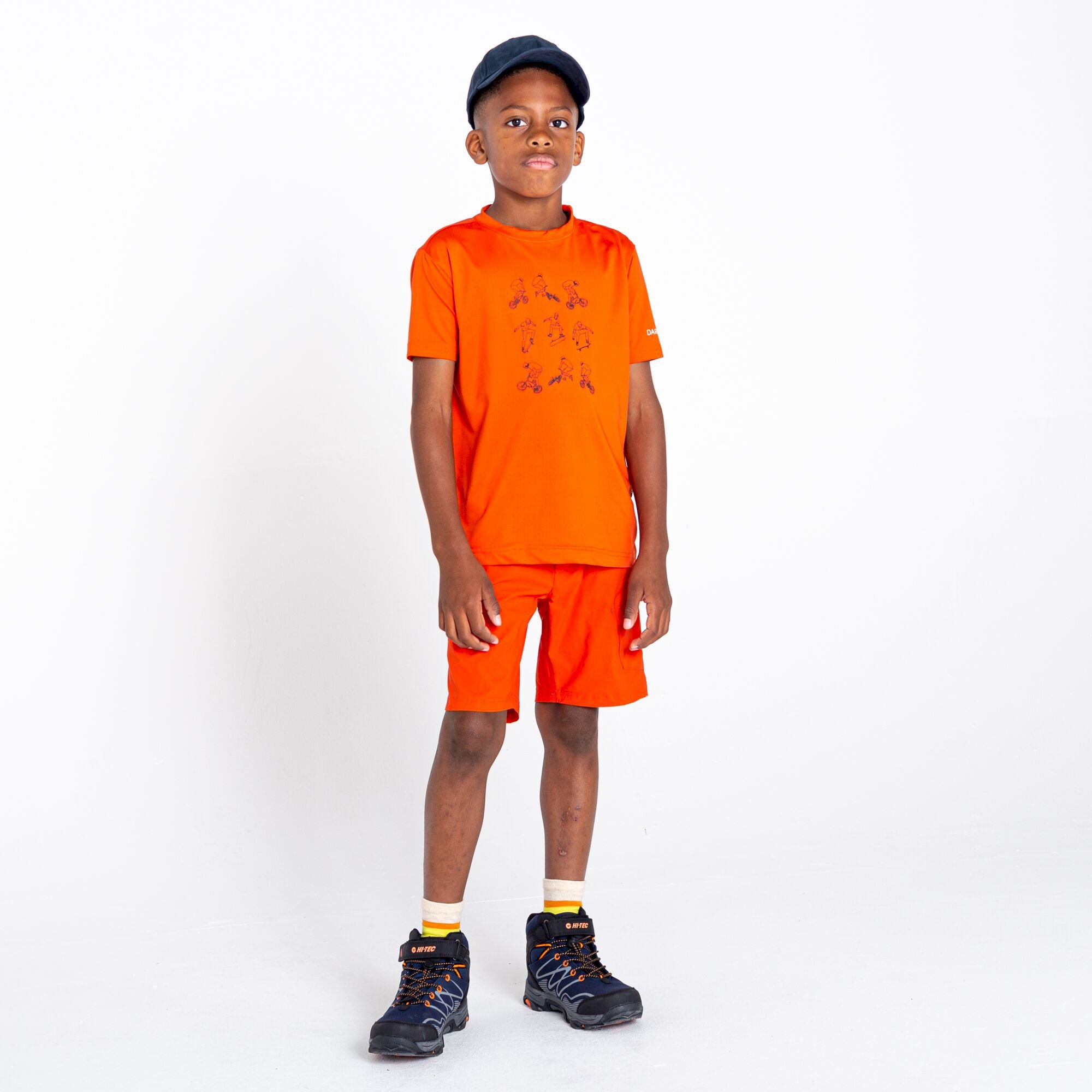 Dare 2b - Kids' Rightful Recycled Graphic Tee | Burnt Salmon