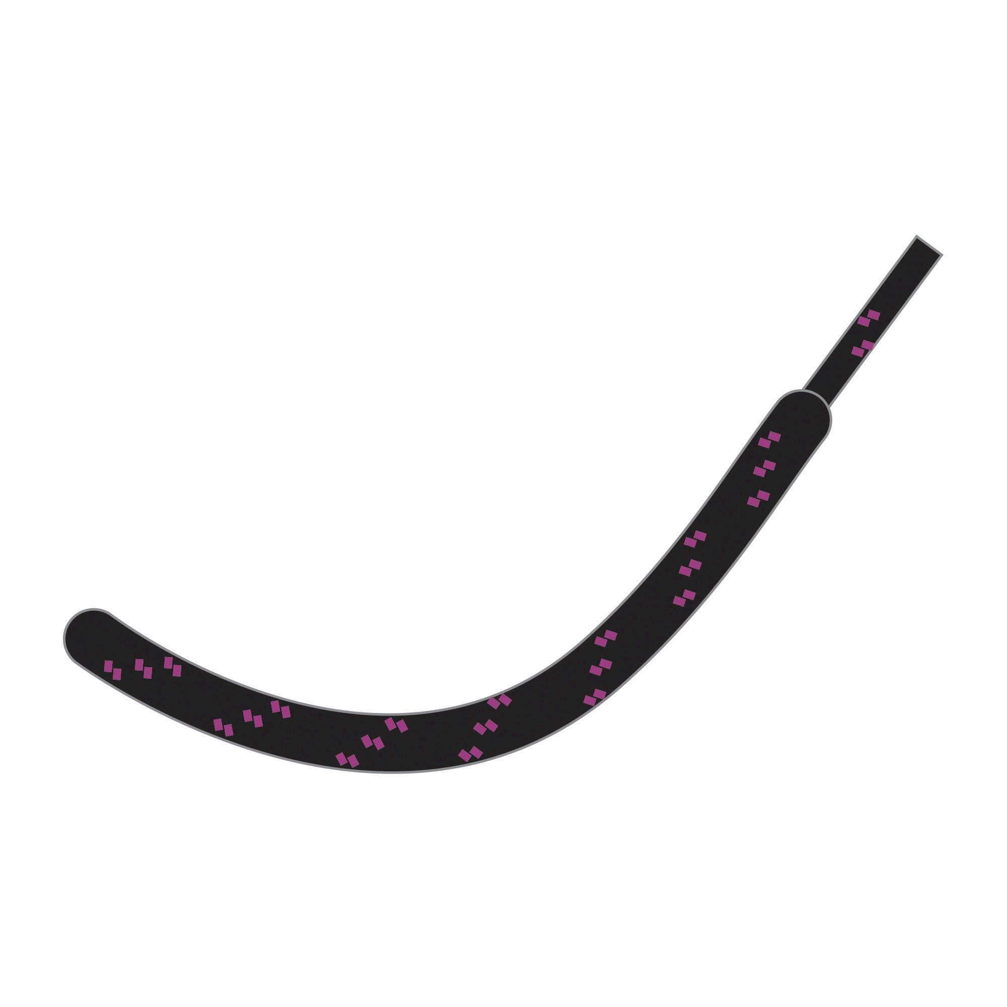 Replacement Laces | Black Vivid Viola