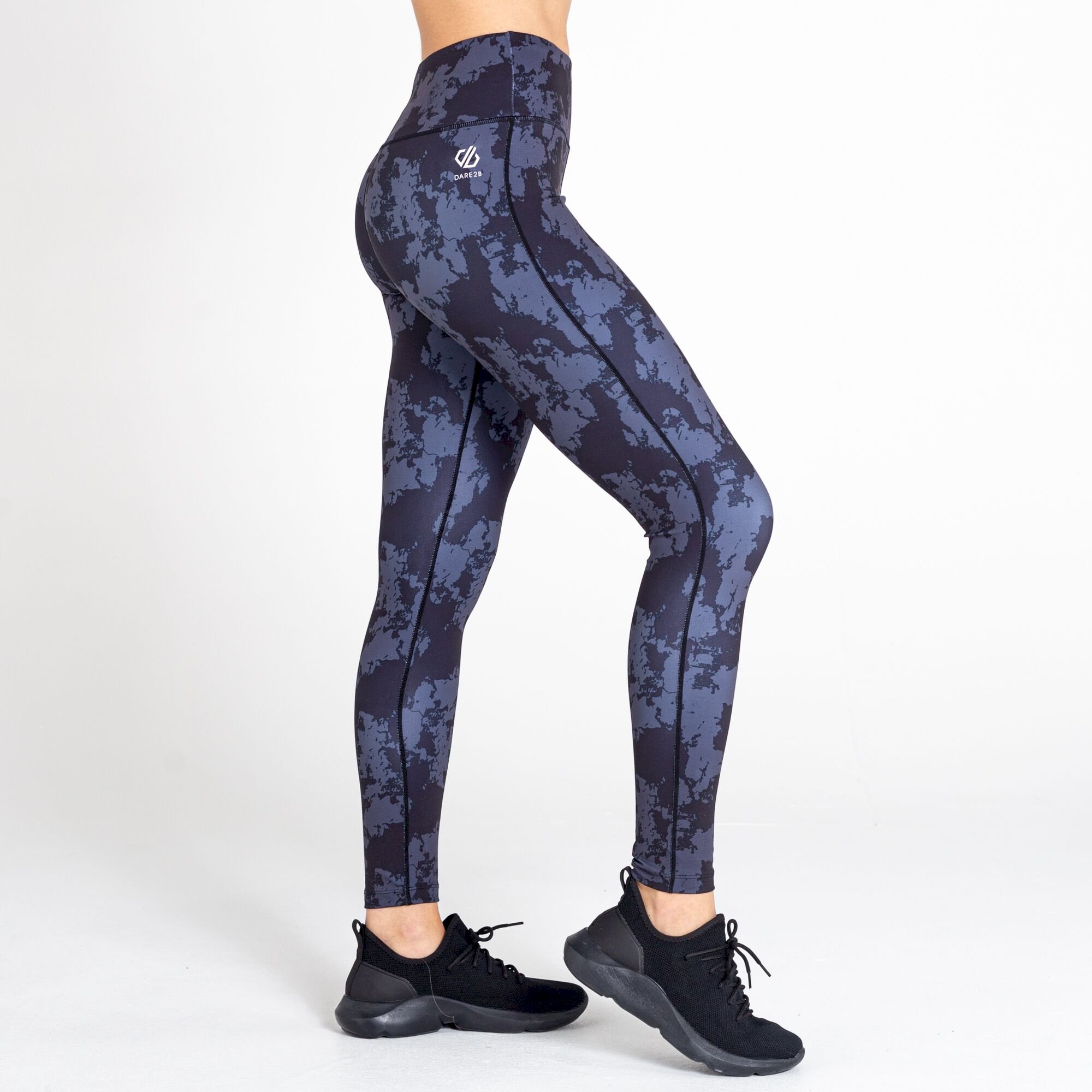 Dare 2b - Women's Influential Recycled Leggings | Black Mirage Print