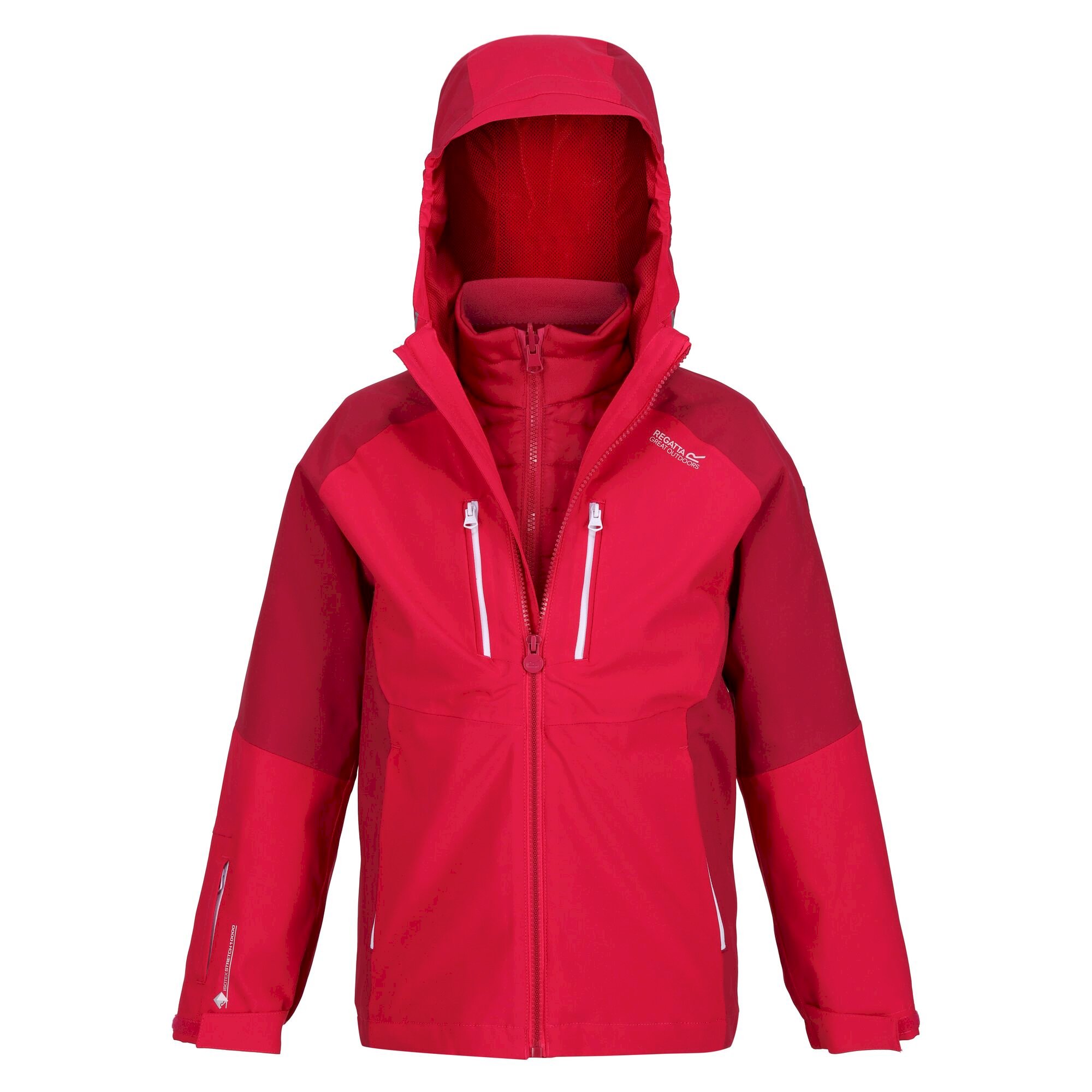 Kids' Hydrate VII 3-In-1 Waterproof Jacket | Pink Potion Berry Pink