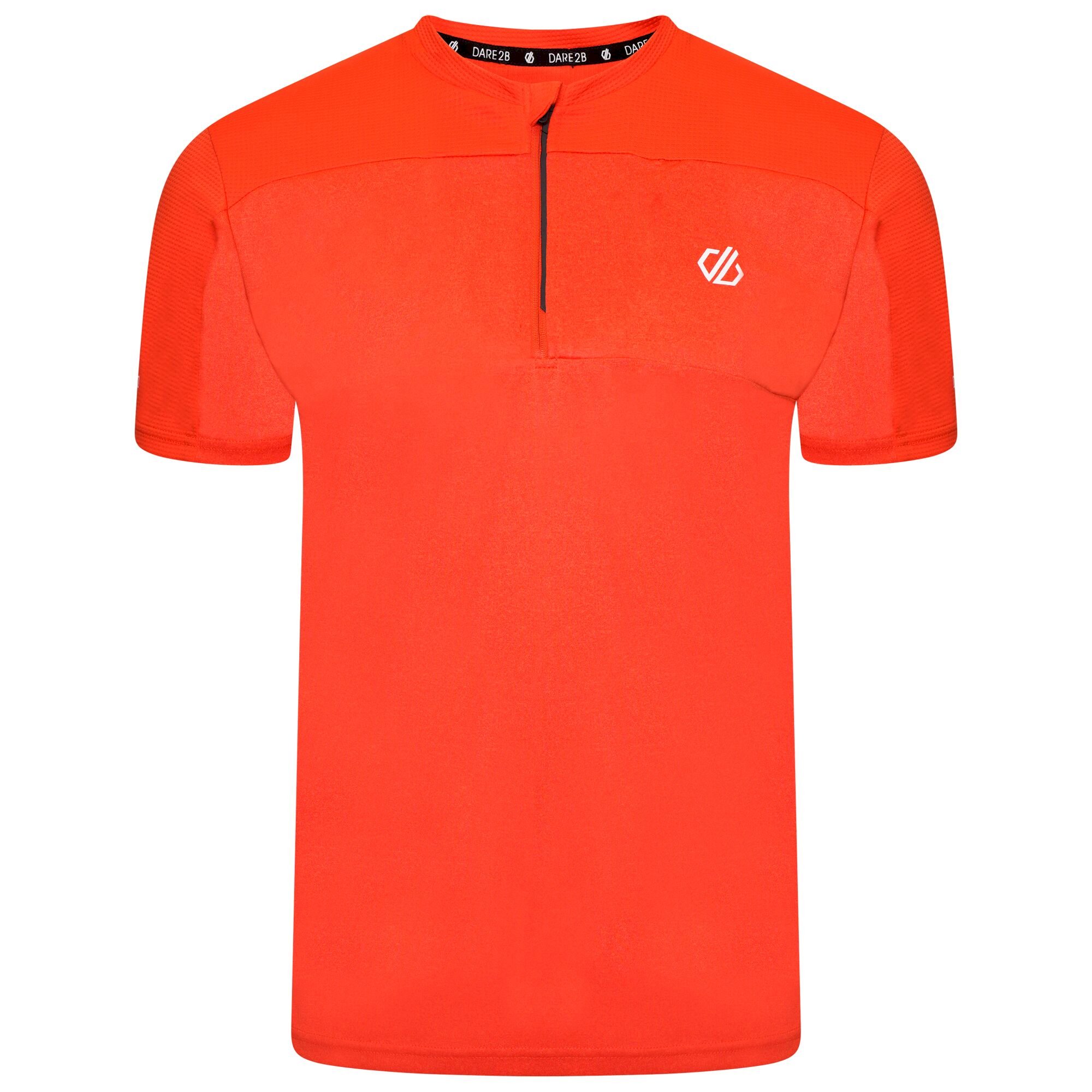 Dare 2b - Men's Aces III Recycled Zip Up Jersey | Burnt Salmon Marl