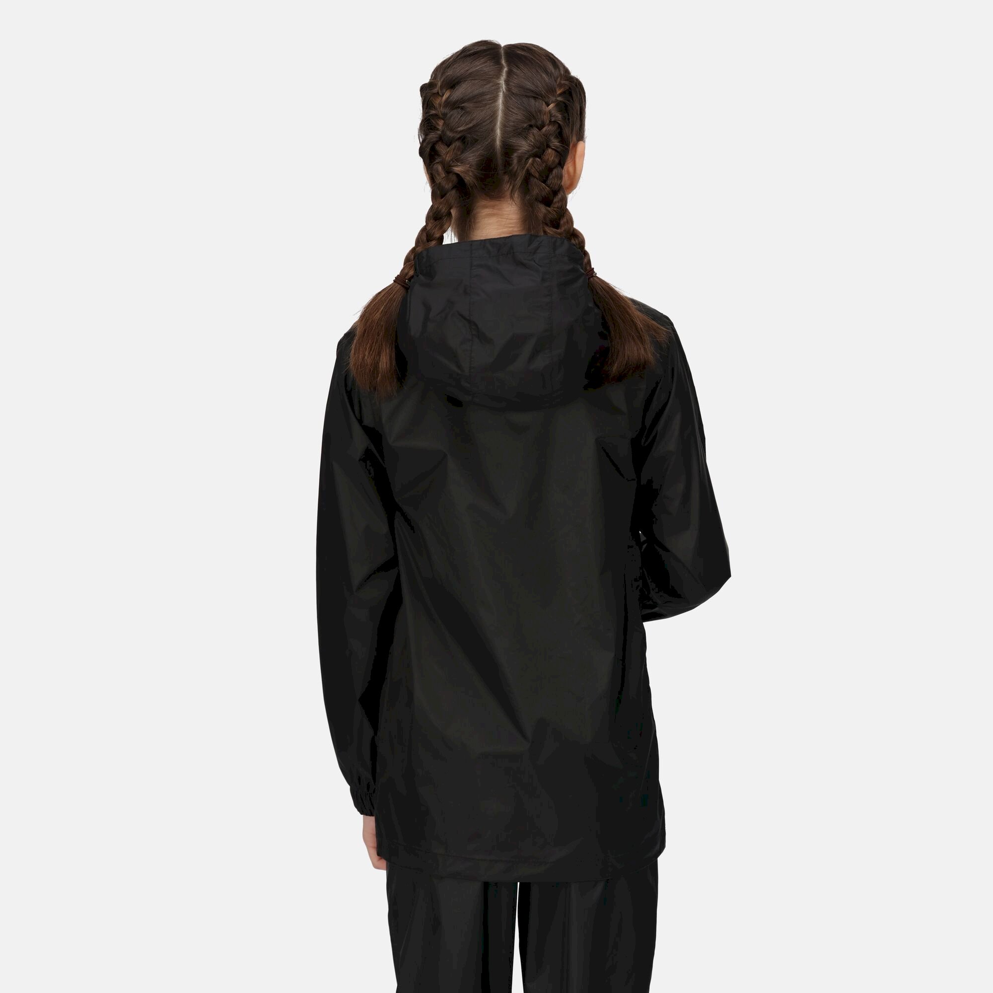 Kids' Packaway Waterproof Jacket | Black