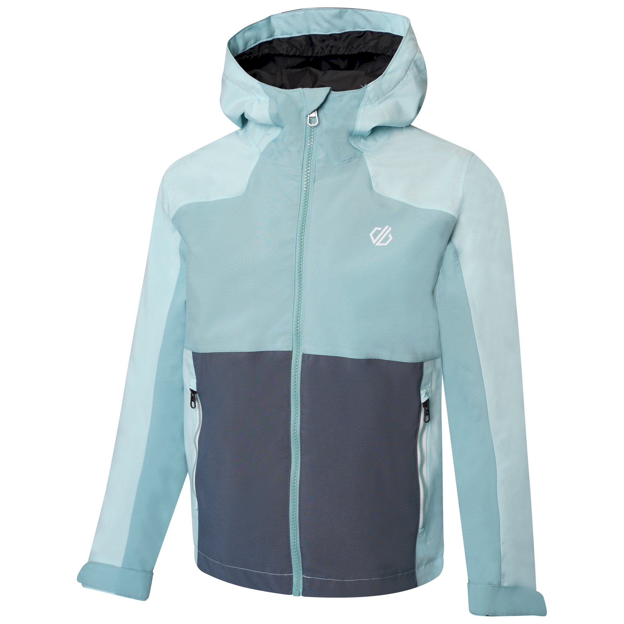 Dare 2b - Kids' In The Lead III Recycled Waterproof Jacket | Meadowbrook Green Aqua Splash
