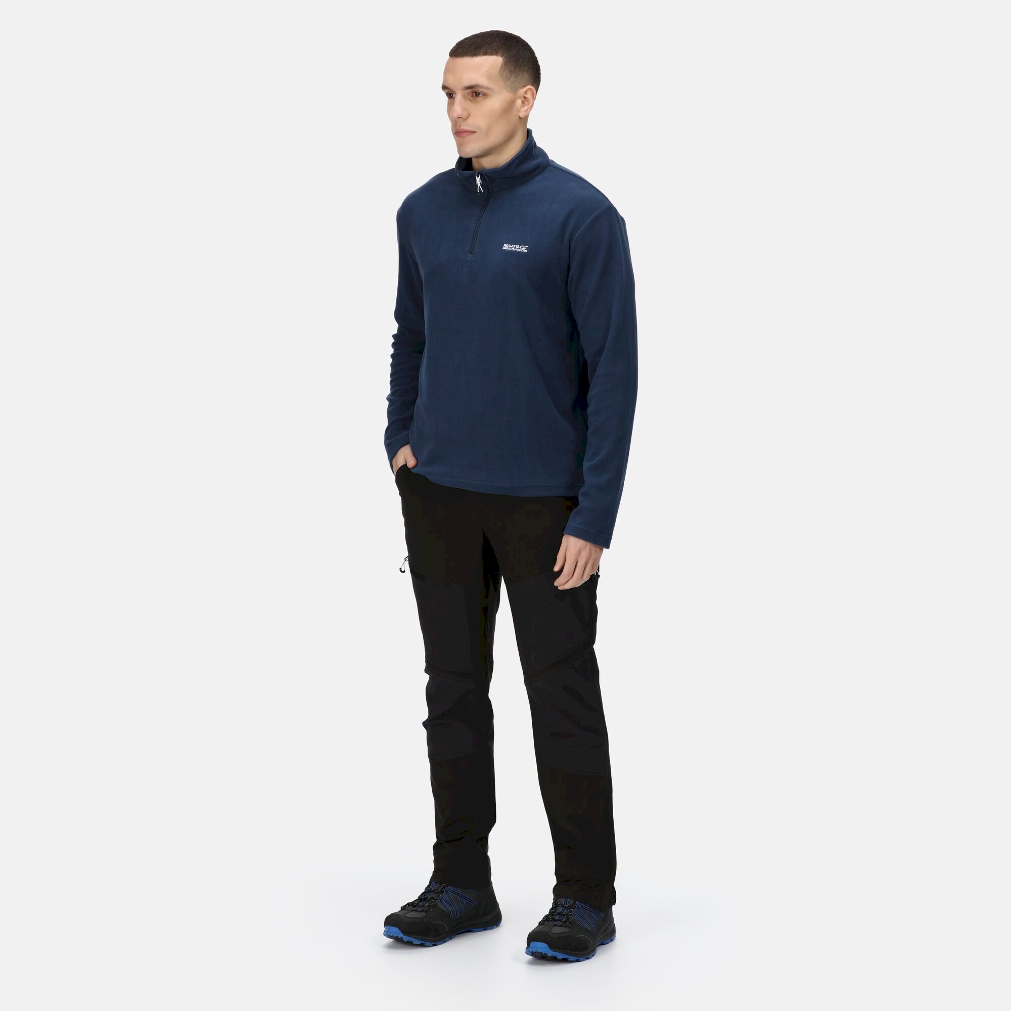 Men's Thompson Lightweight Half Zip Fleece | Admiral Blue