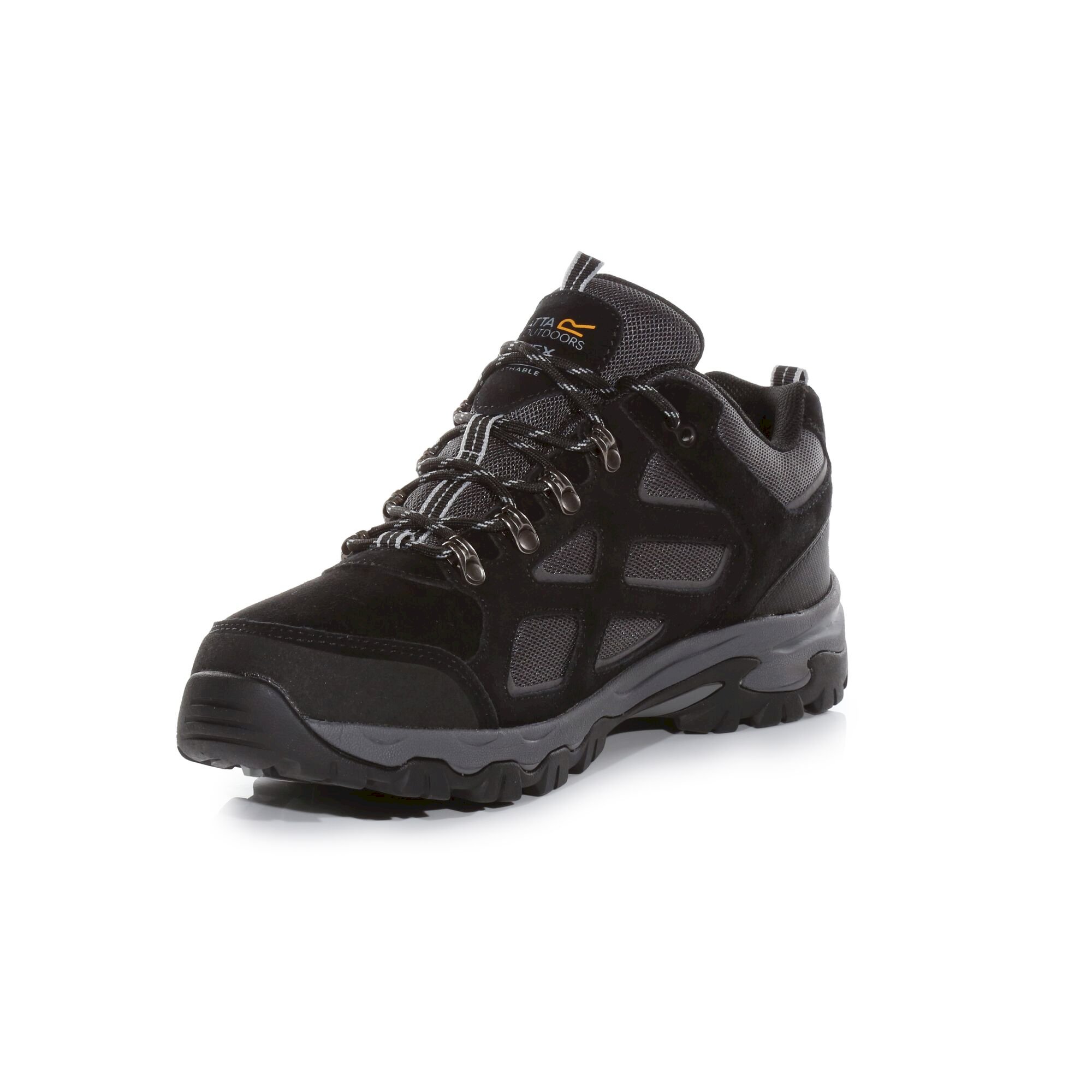 Men's Tebay Waterproof Low Walking Shoes | Black Granite