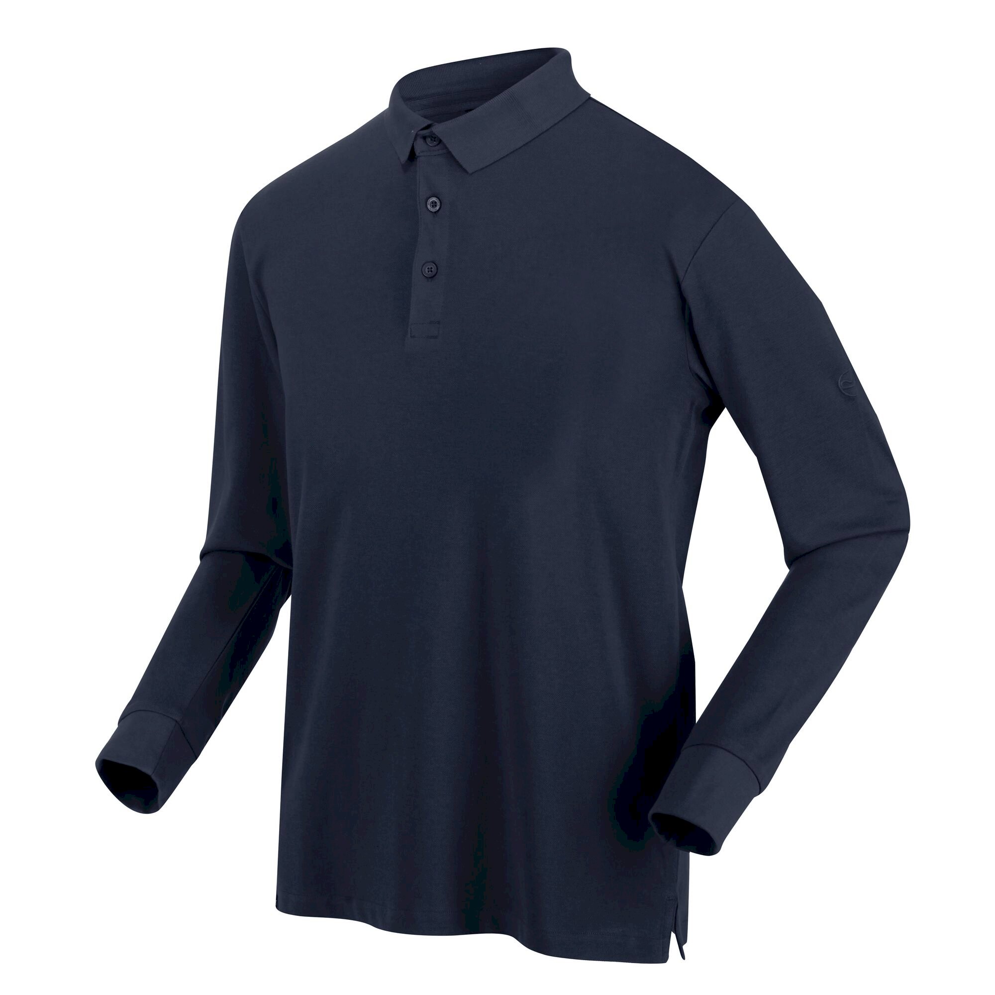 Men's Kaleb Long Sleeve Polo Shirt | Navy