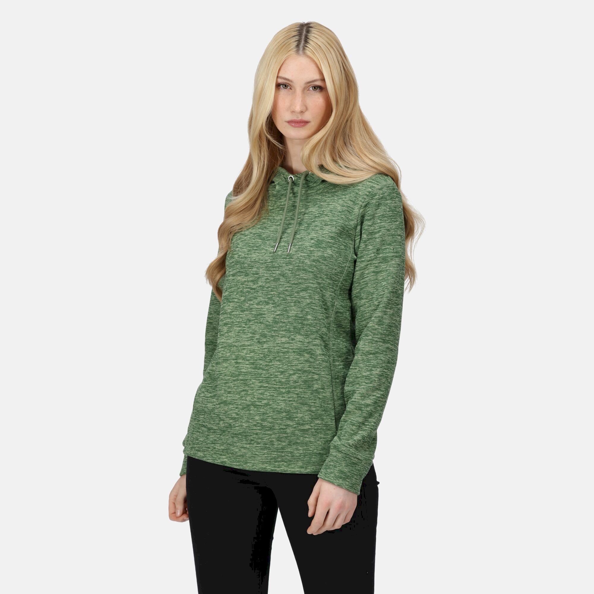 Women's Kizmit II Hooded Marl Fleece | Basil Marl