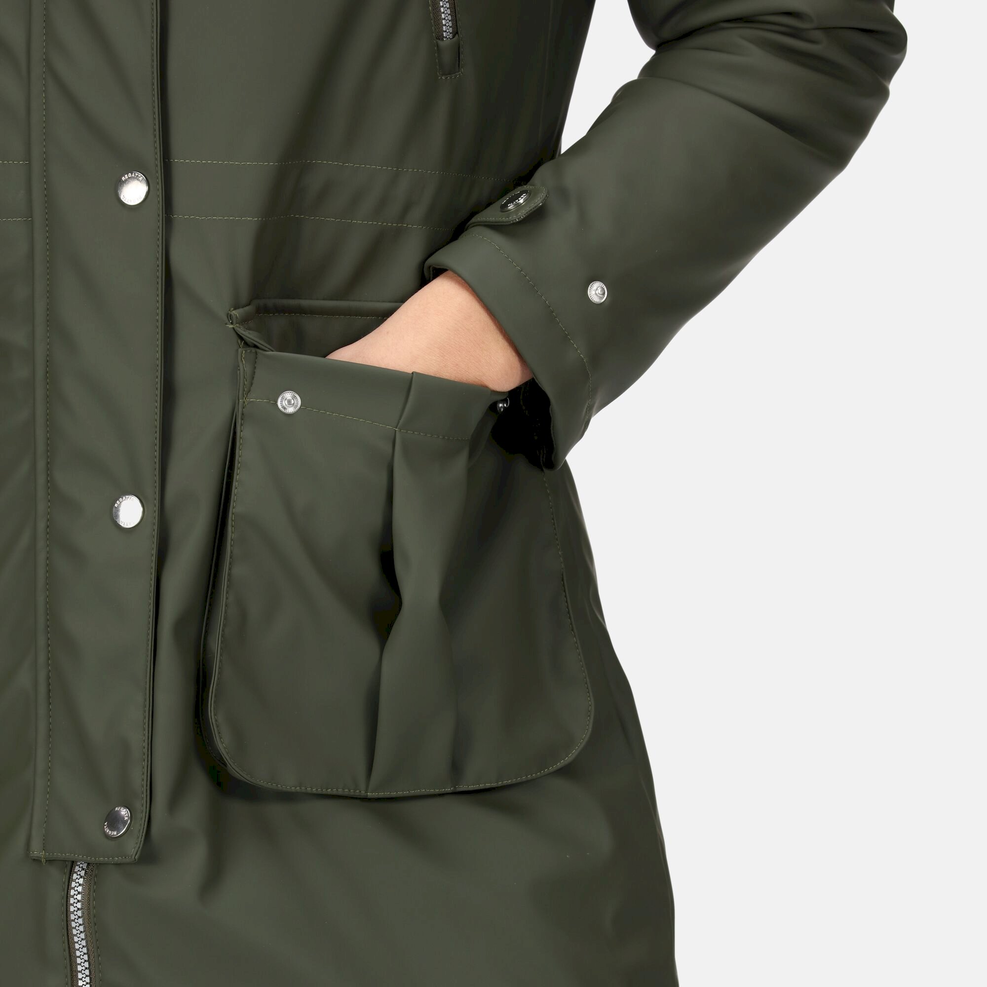 Giovanna Fletcher Collection - Fabrienne Insulated Parka Jacket | Dark Khaki