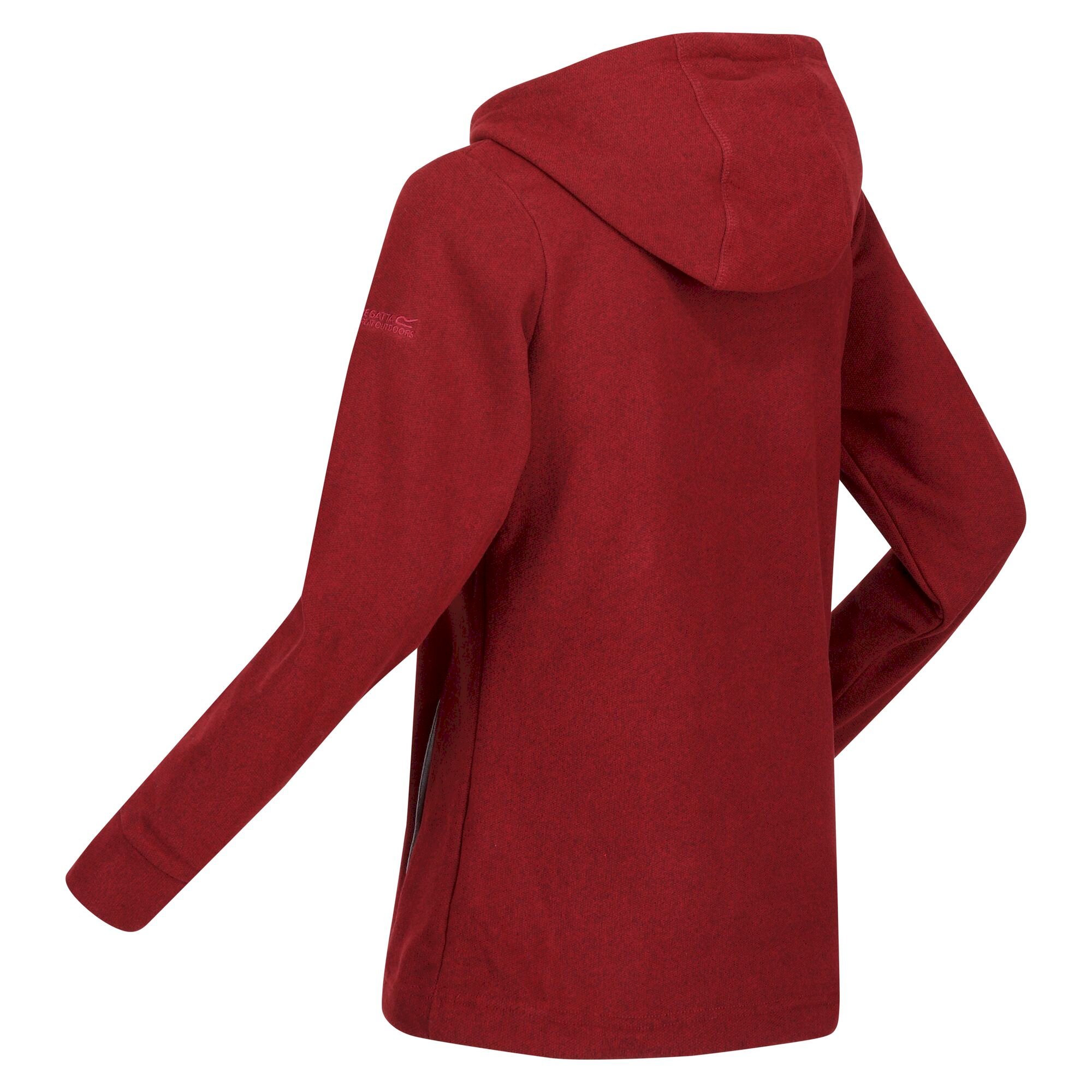 Women's Kizmit II Hooded Marl Fleece | Cabernet Two Tone